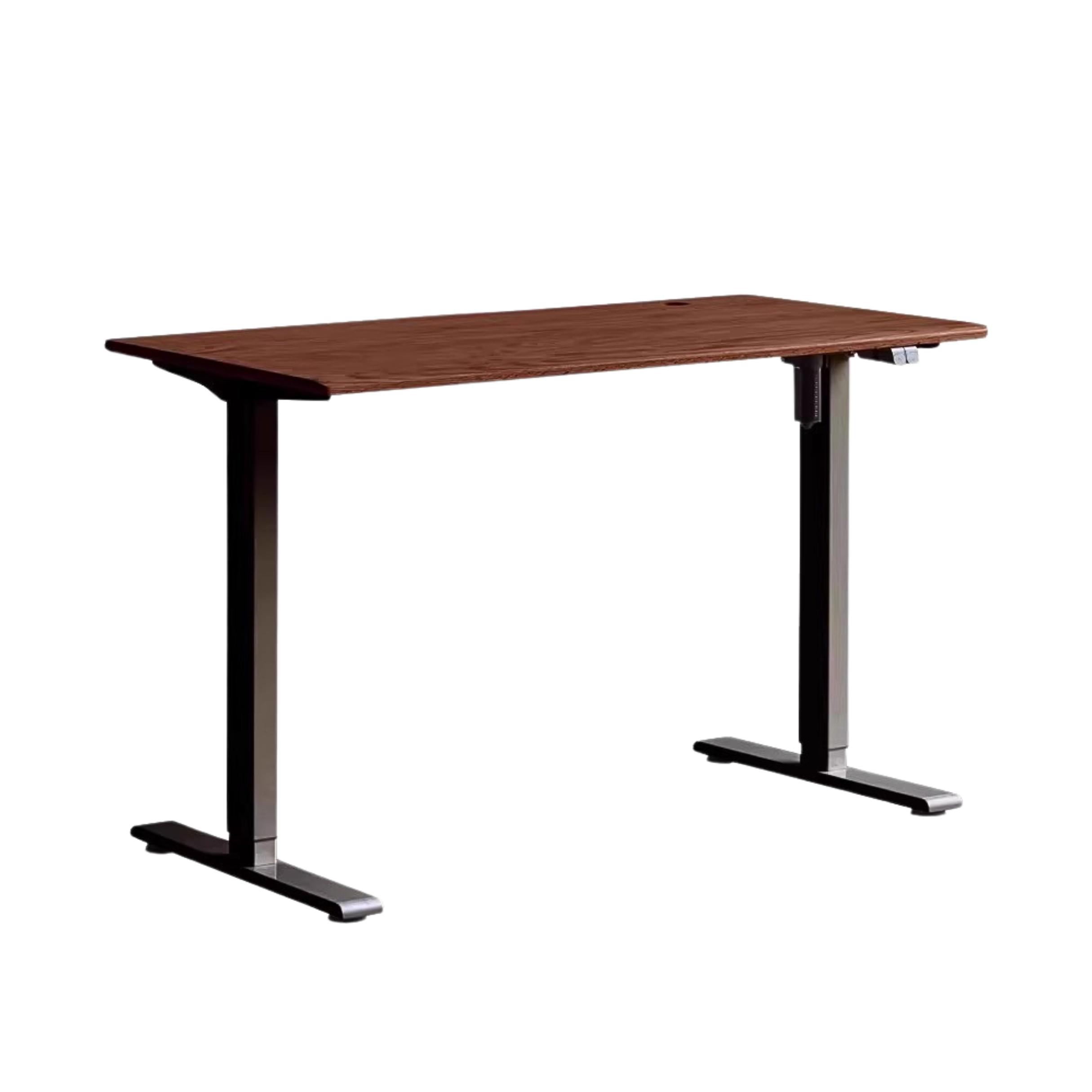 Black Walnut, Oak Solid Wood Standing Desk, Sit-Stand Electric Lift Table