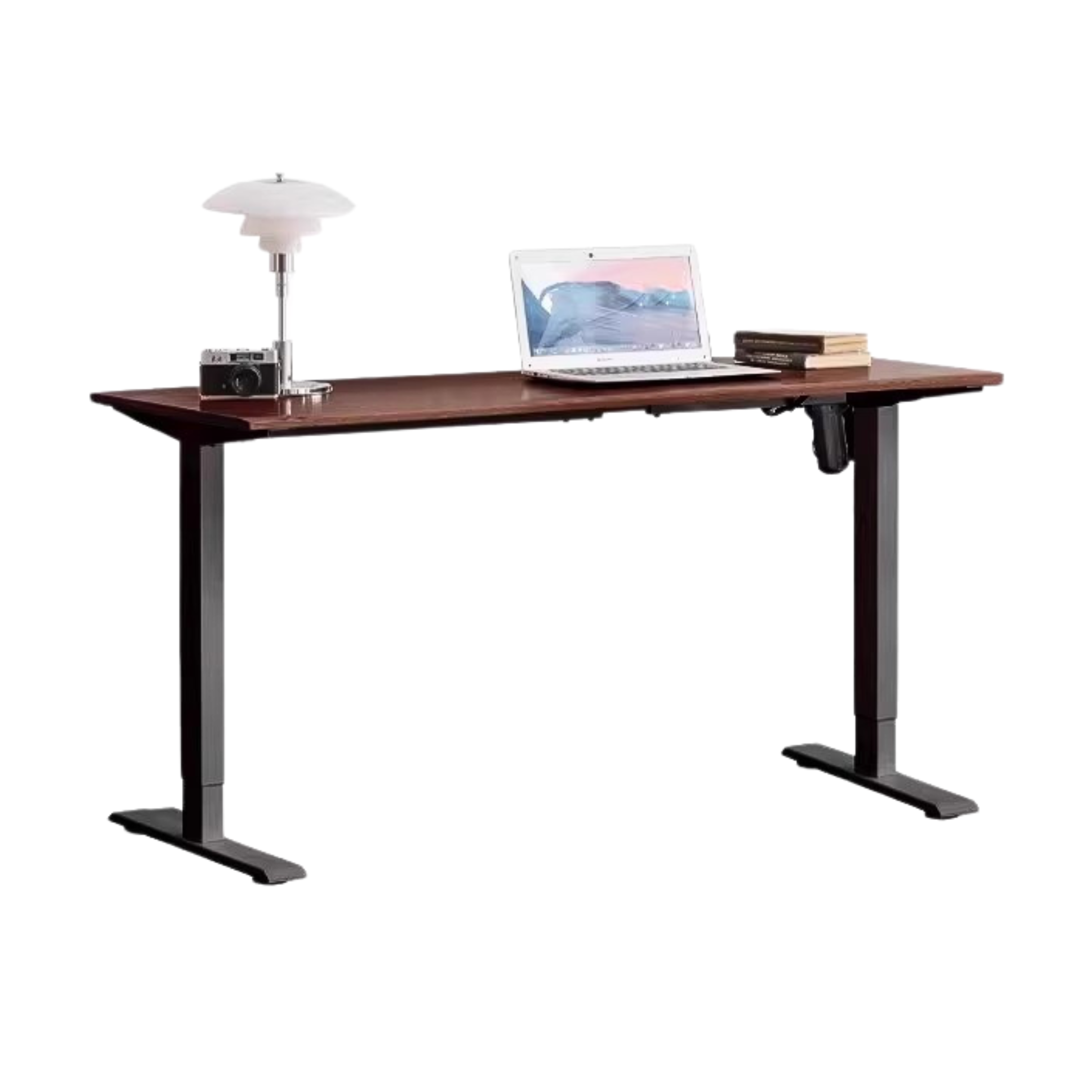 Black walnut ,Oak solid woof standing desk, Sit-Stand electric lift Table