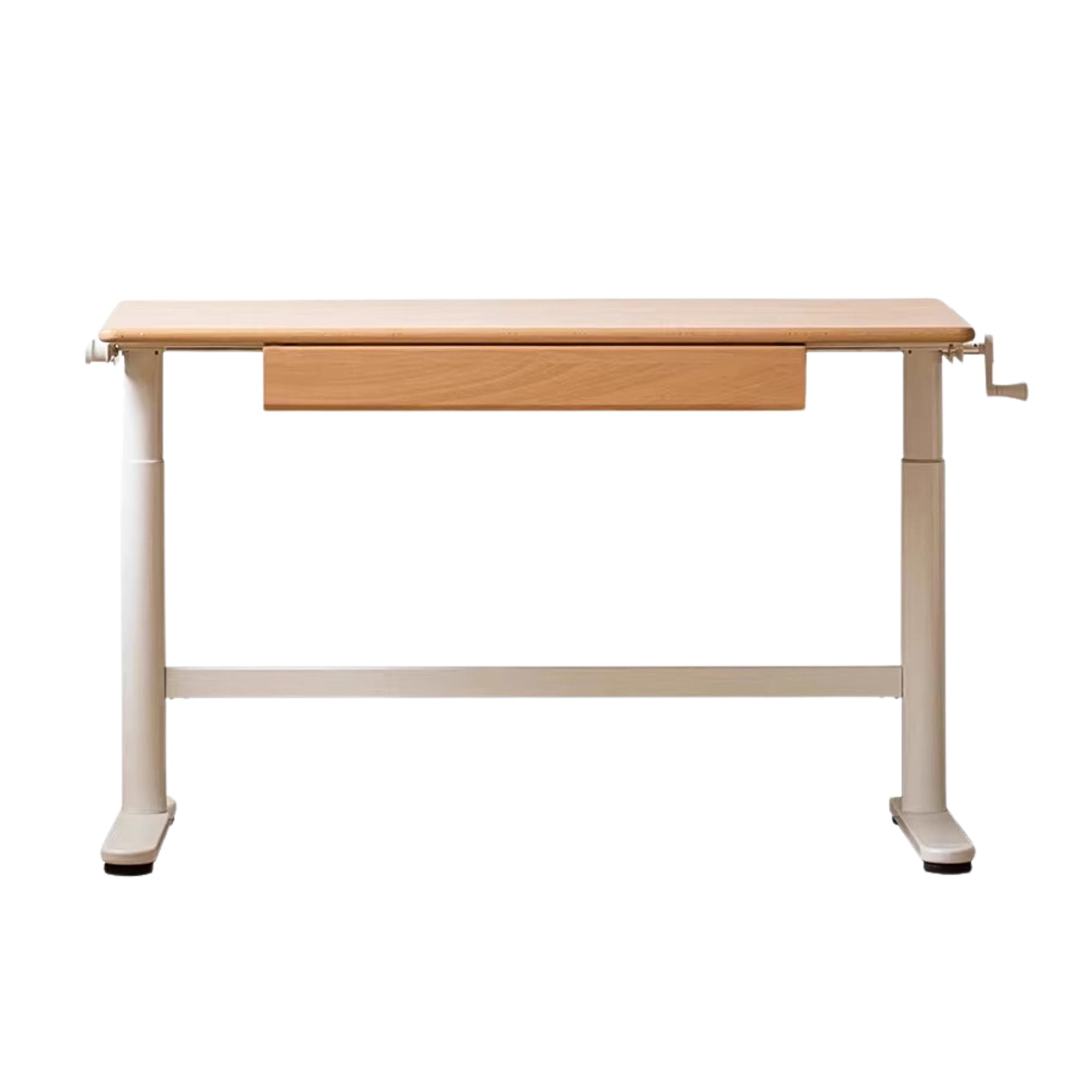 Beech Solid Wood Hand-Cranked Lifting Table Board Shelf  DIY