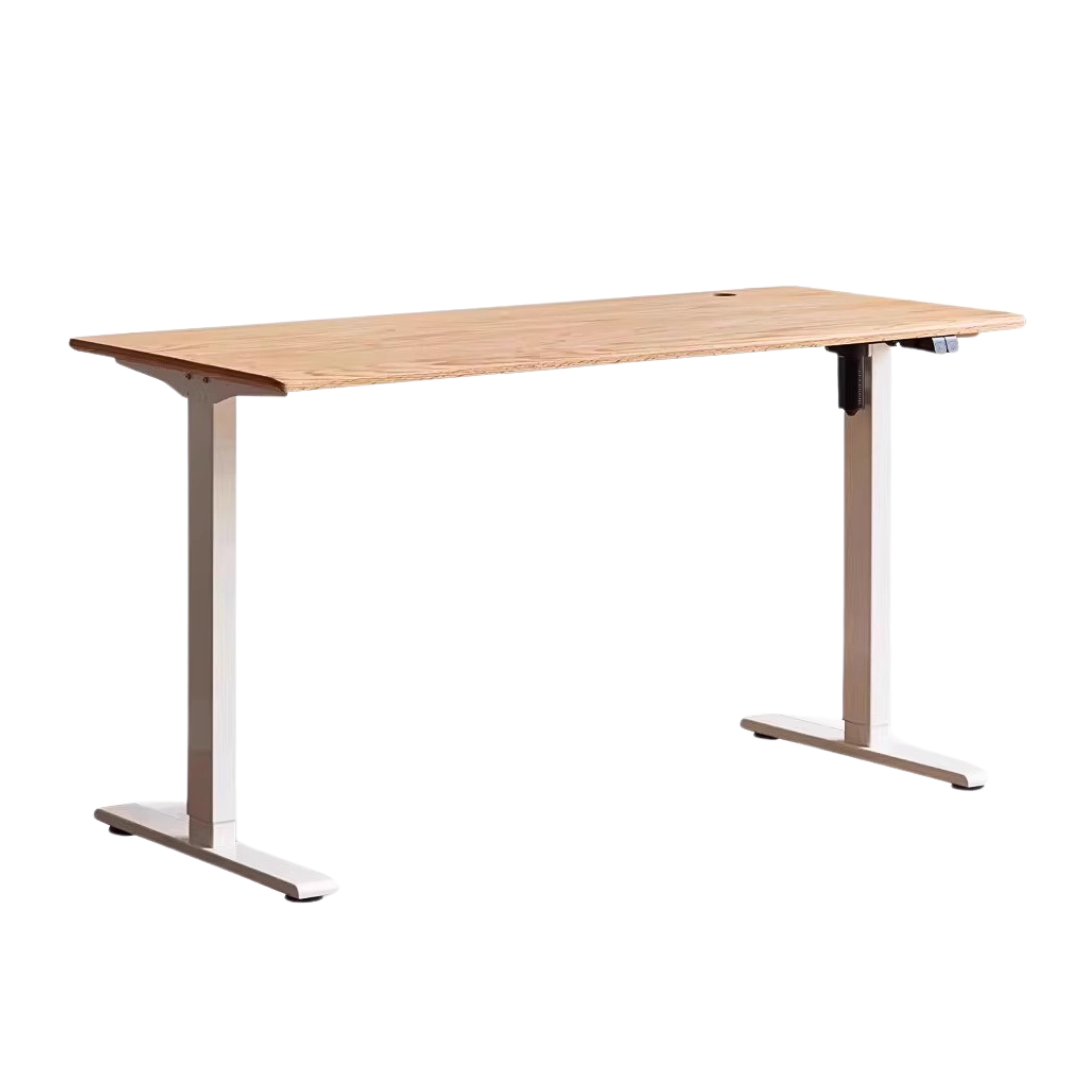 Oak, Black walnut solid wood electric lift standing desk adjustable table