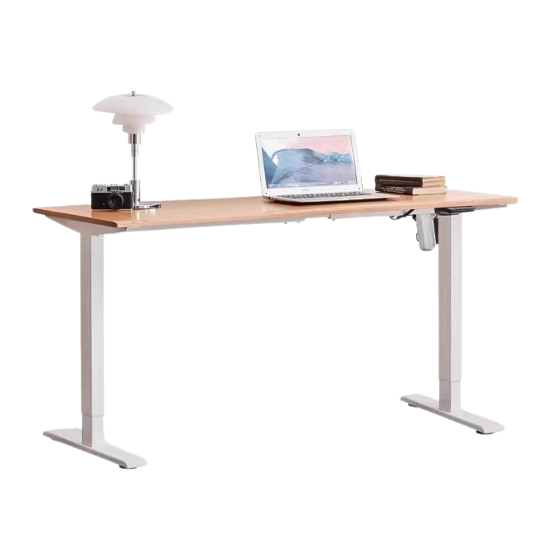 Oak, Black walnut solid wood electric lift standing desk adjustable table