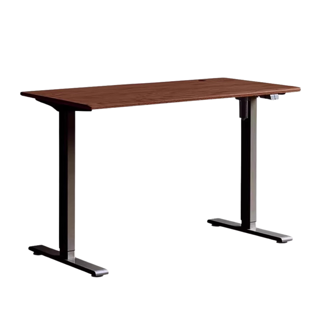 Oak, Black walnut solid wood electric lift standing desk adjustable table