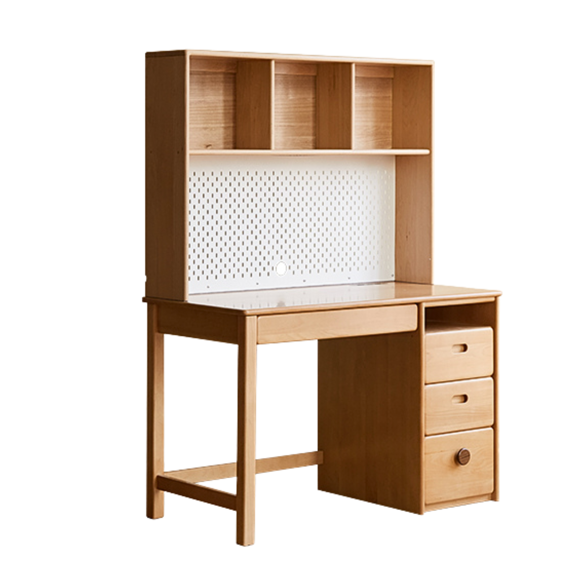 Beech solid wood combination simple children's desk