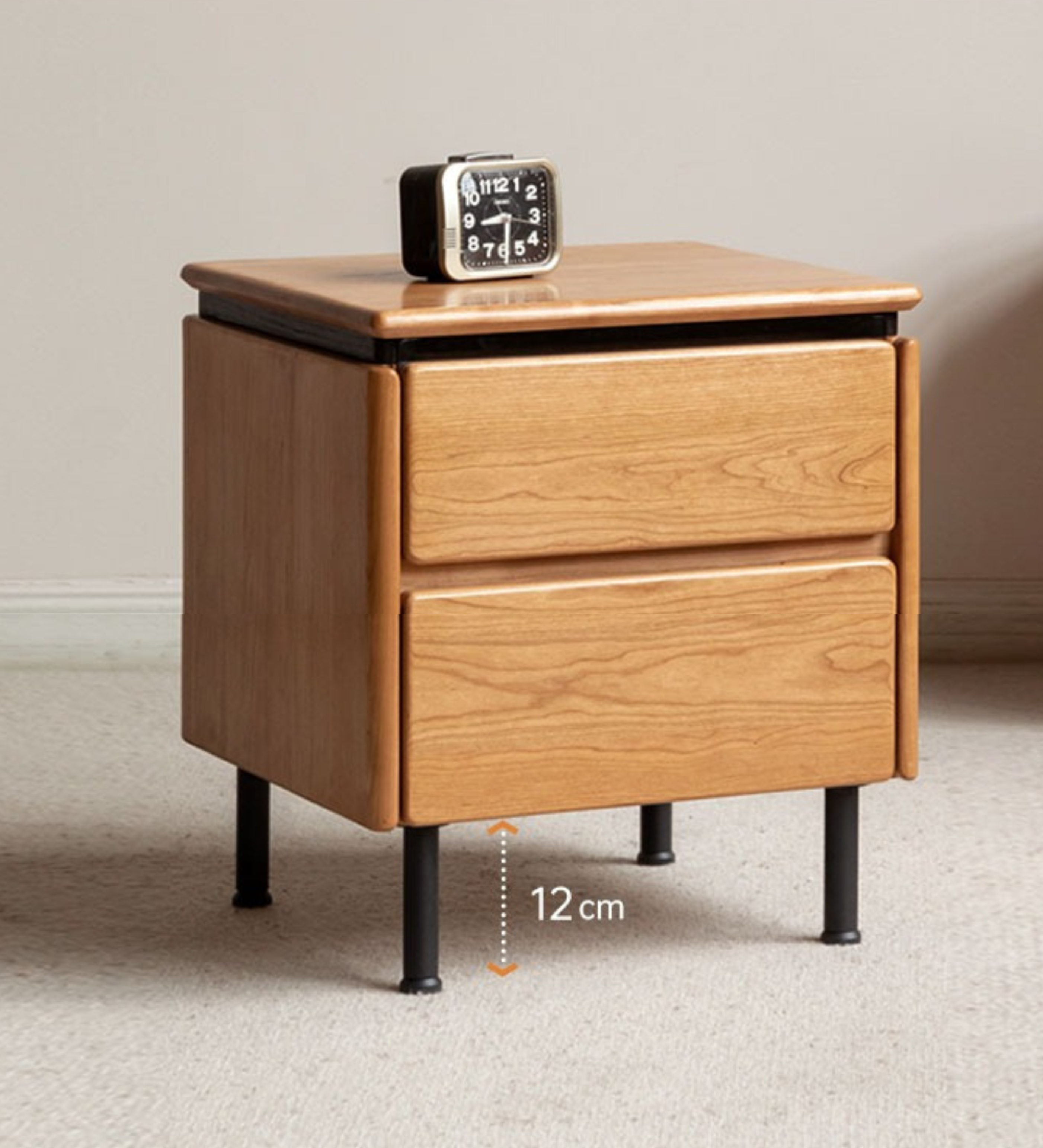 Cherry Solid Wood Nightstand