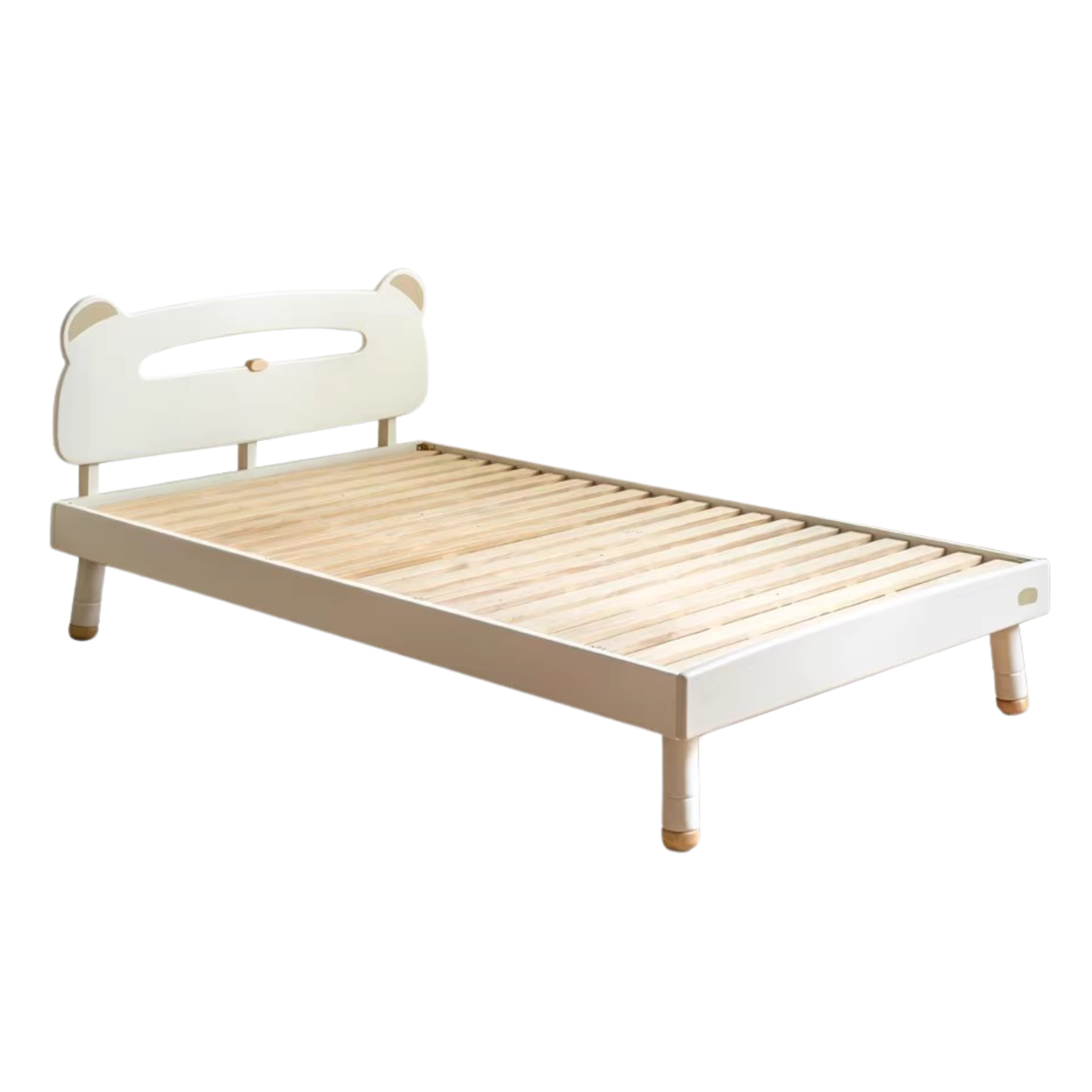 Poplar solid wood Little White Bear kids Bed<