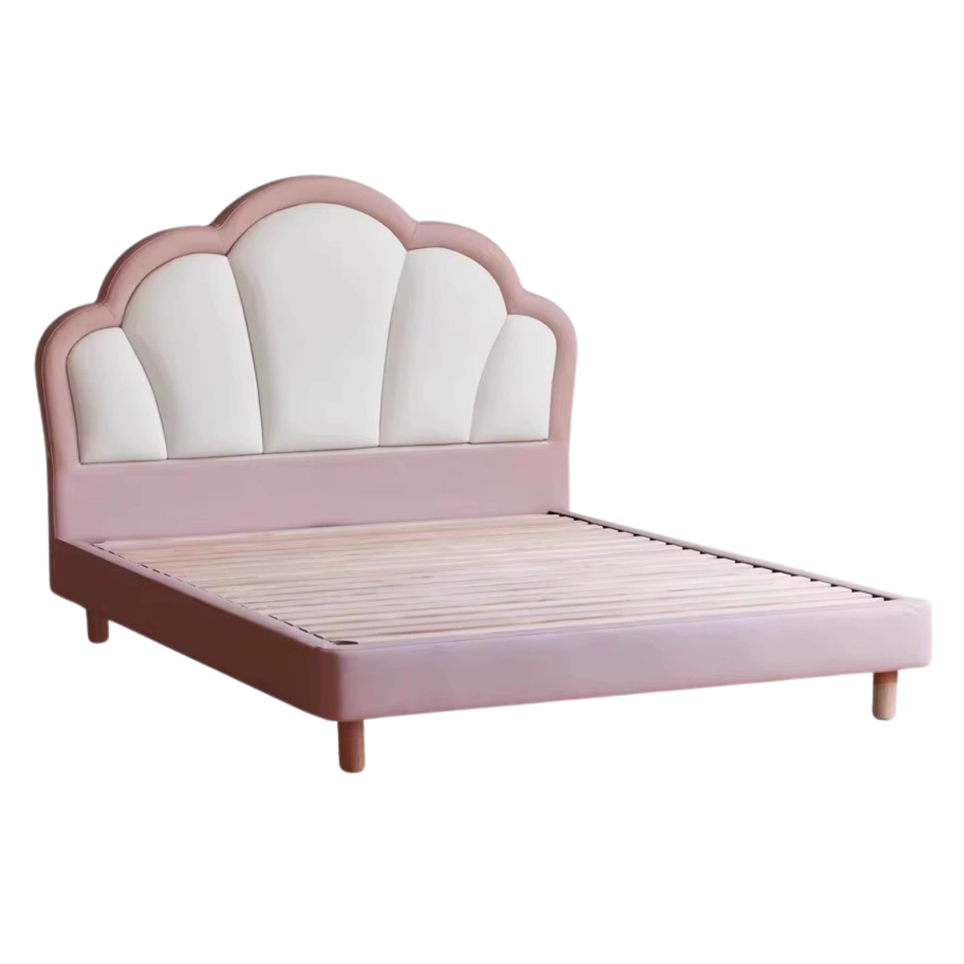 Organic Leather kid's Bed princess bed<