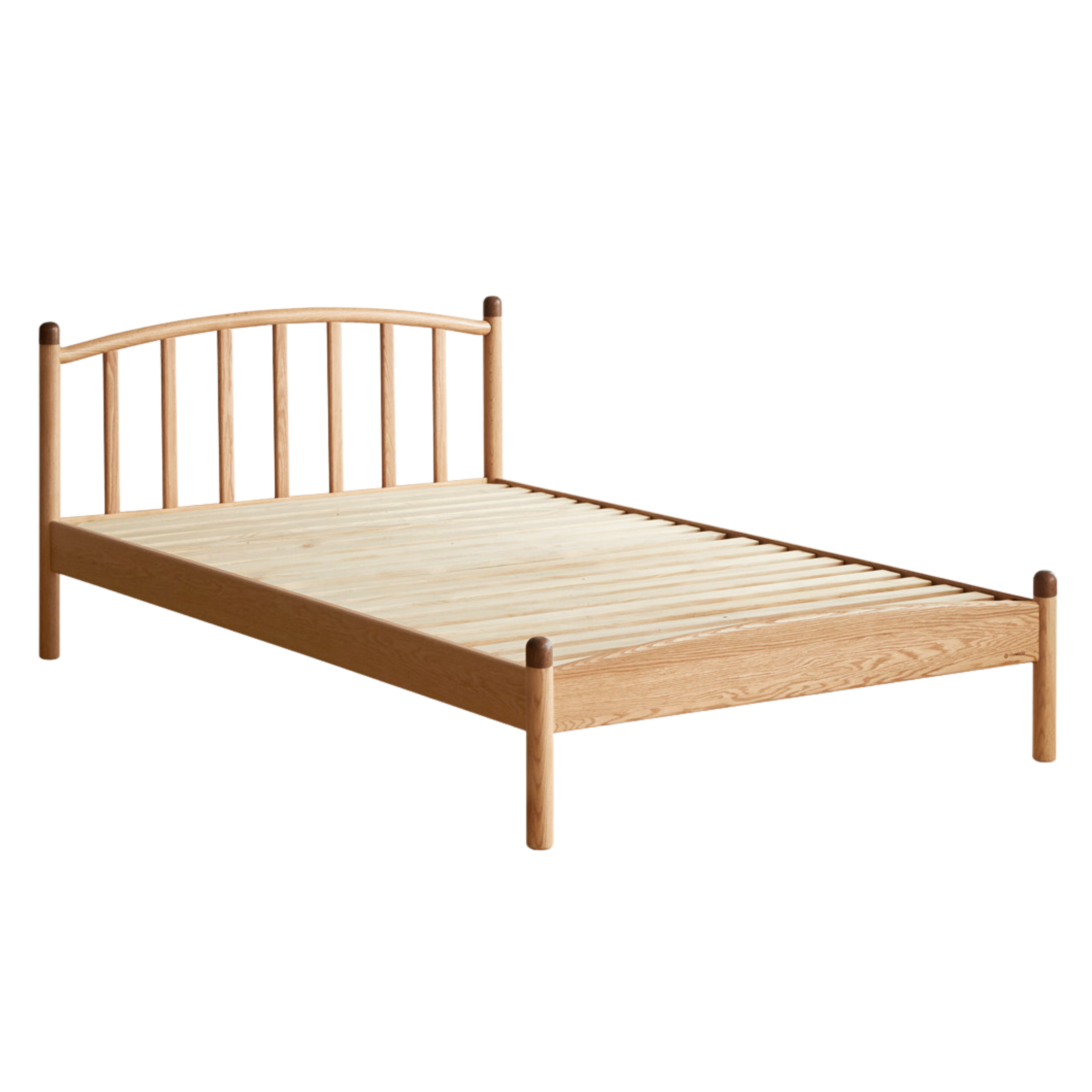 Oak solid wood Match stick vertical strip bed<