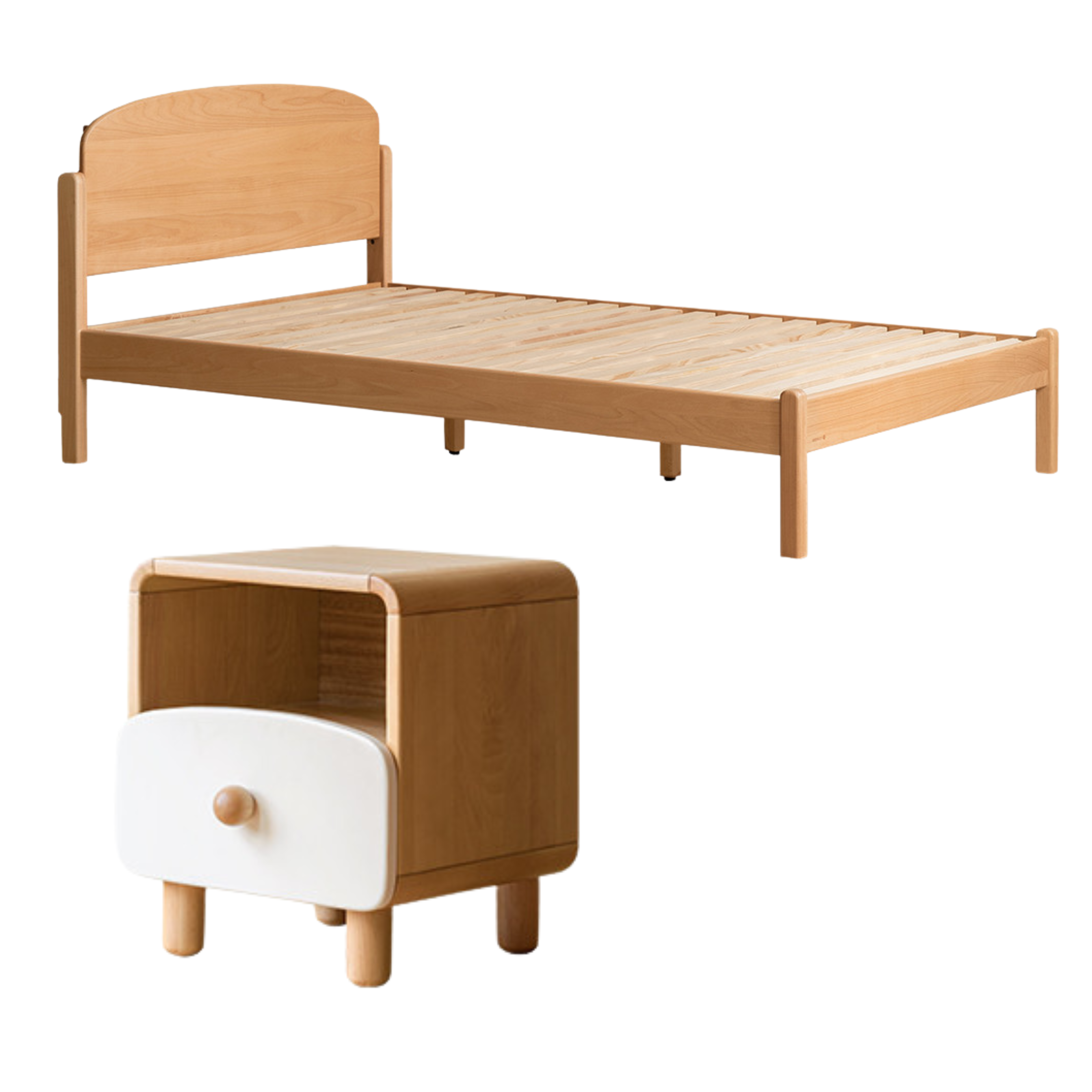 Beech Solid Wood Children's Bed Boys Girls<