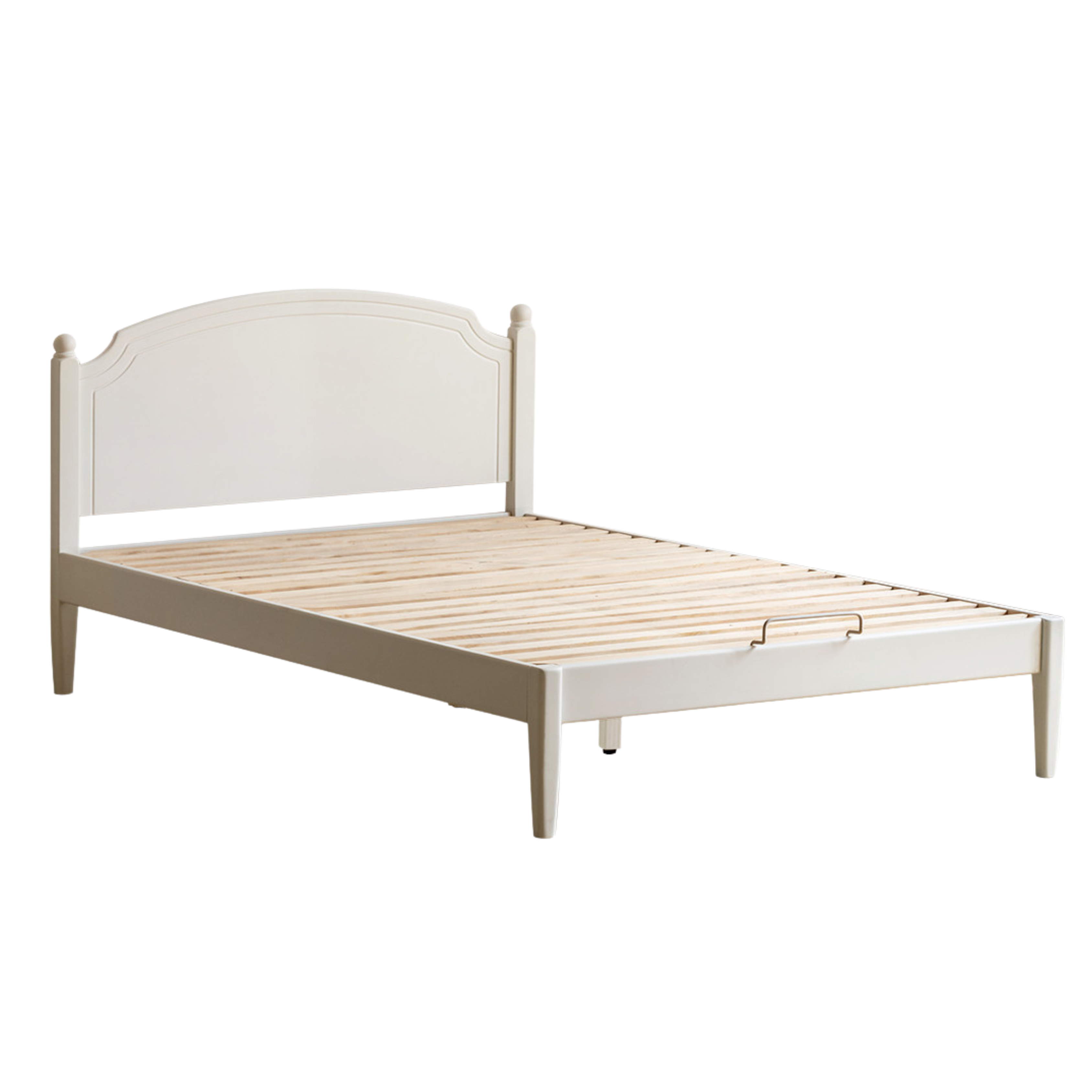 Rubber Wood  Children's Bed American Cream Style.