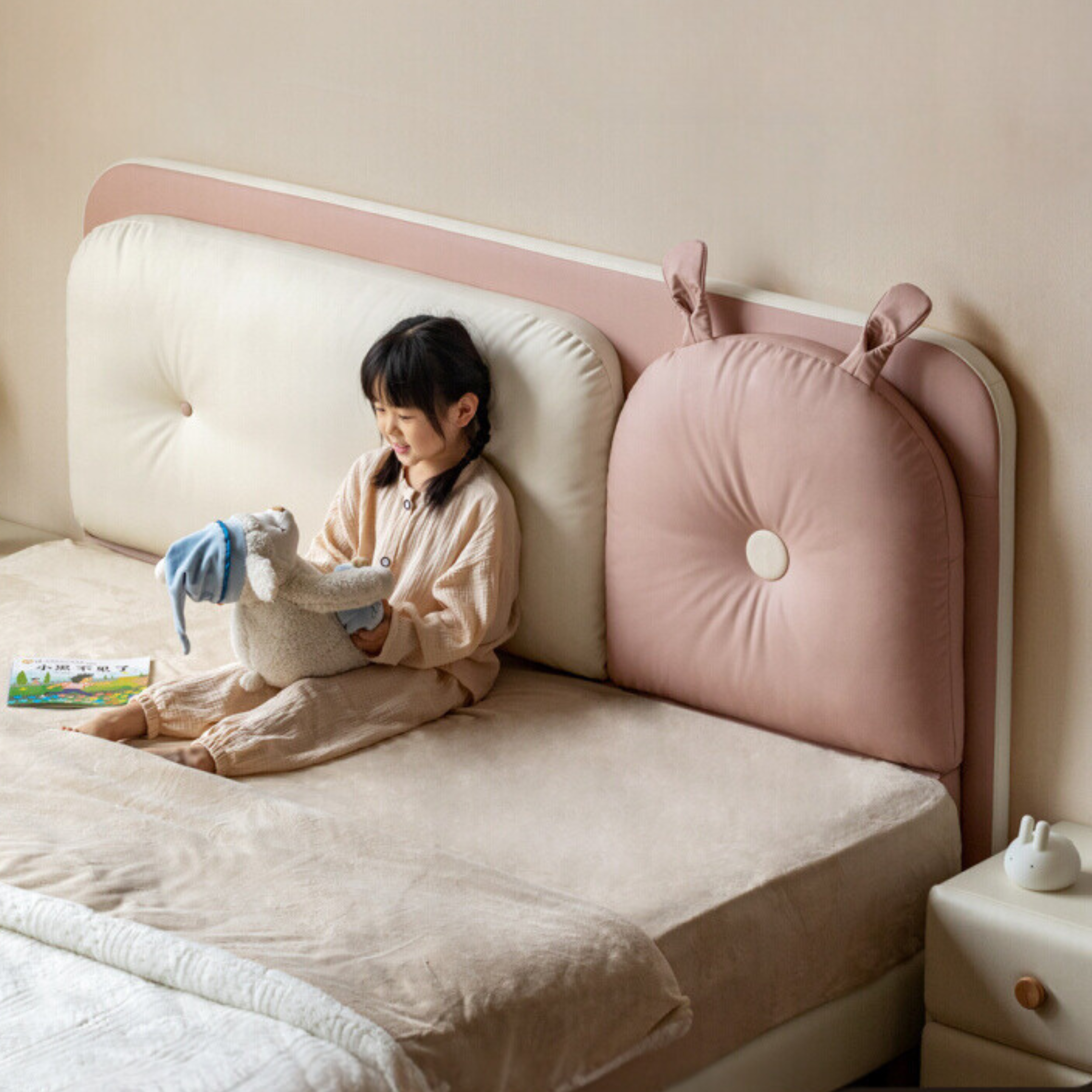 Organic Leather Children's Soft Rabbit Bed