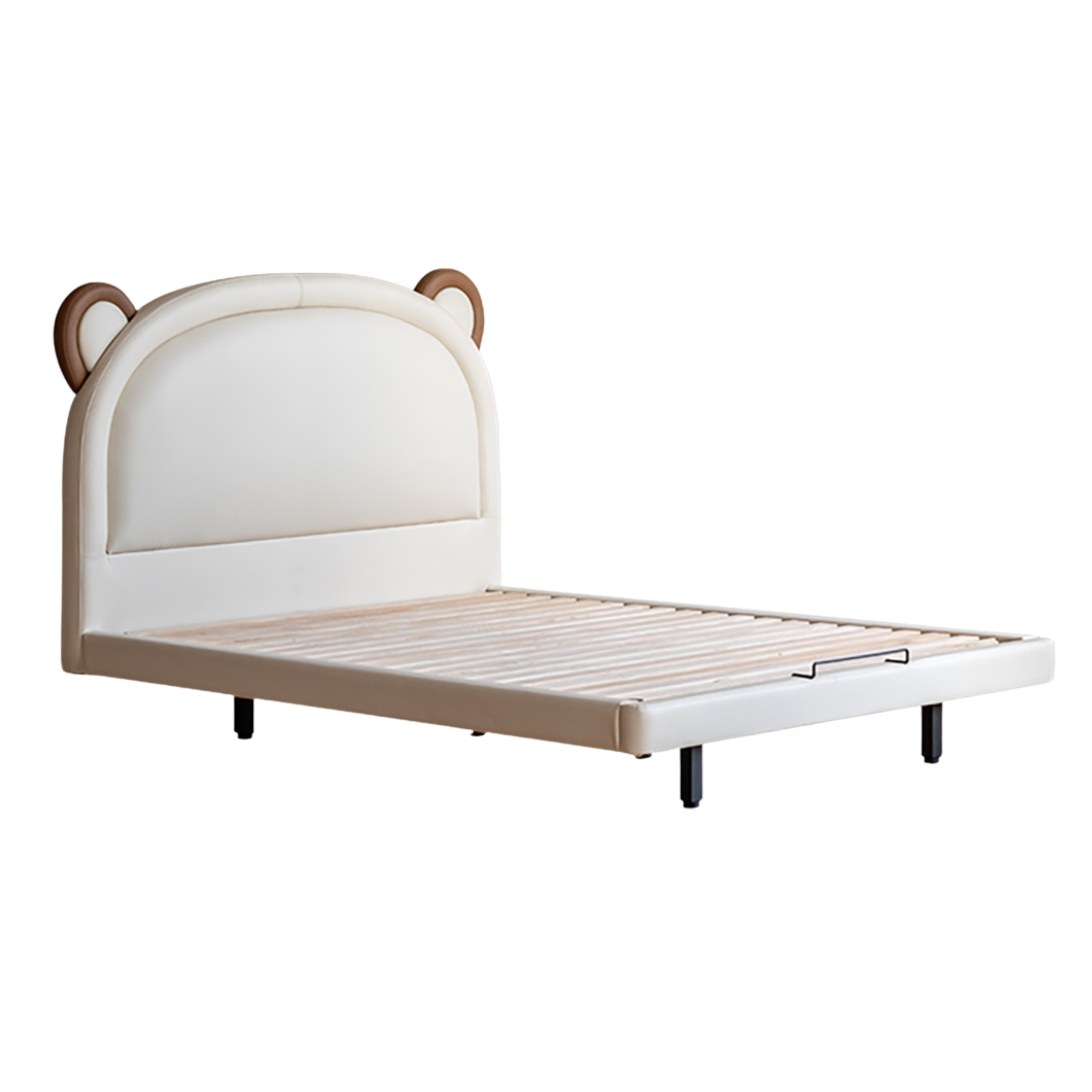 Organic Leather Children's Bed Bear with LED light<