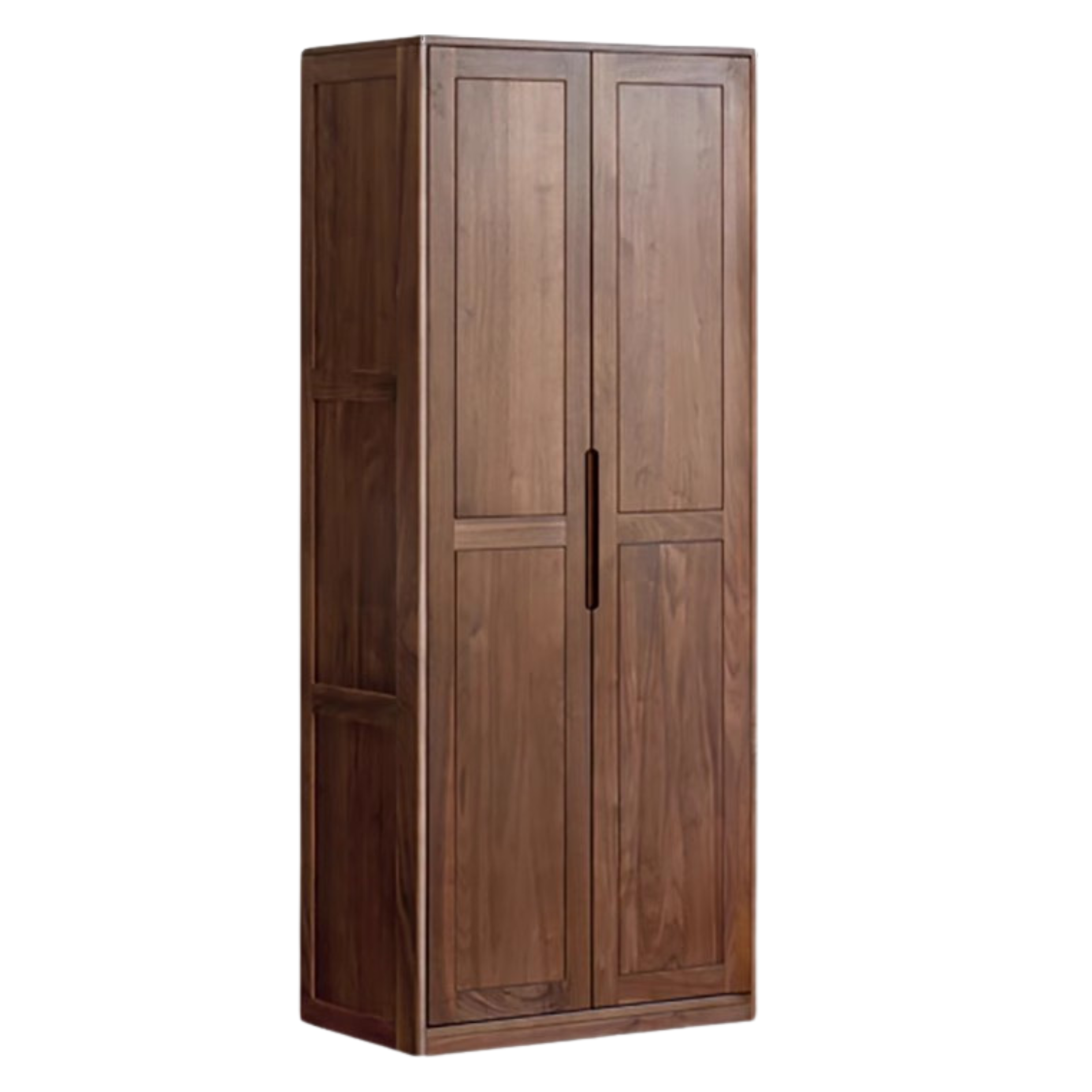 Black Walnut Solid Wood Wardrobe: