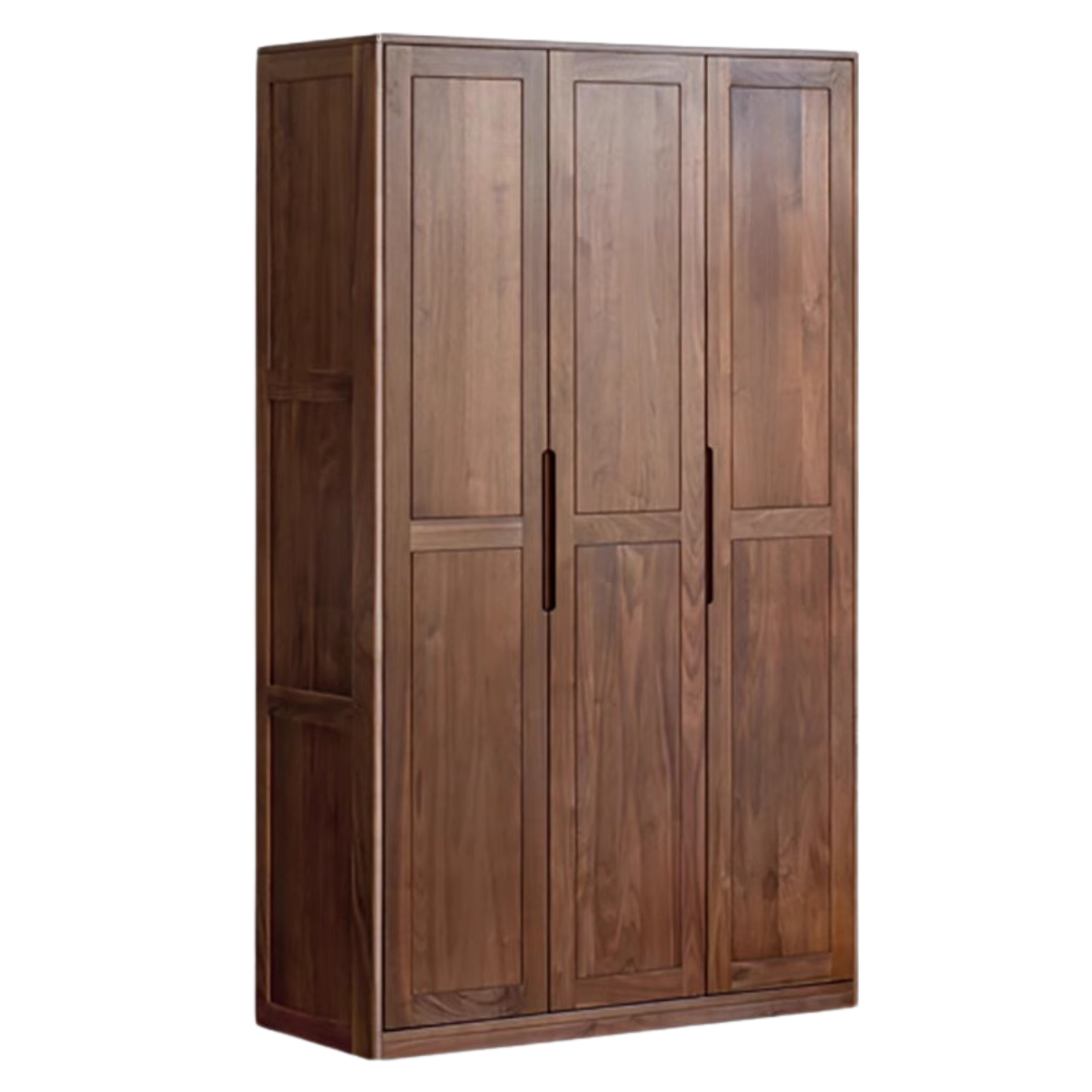 Black Walnut Solid Wood Wardrobe: