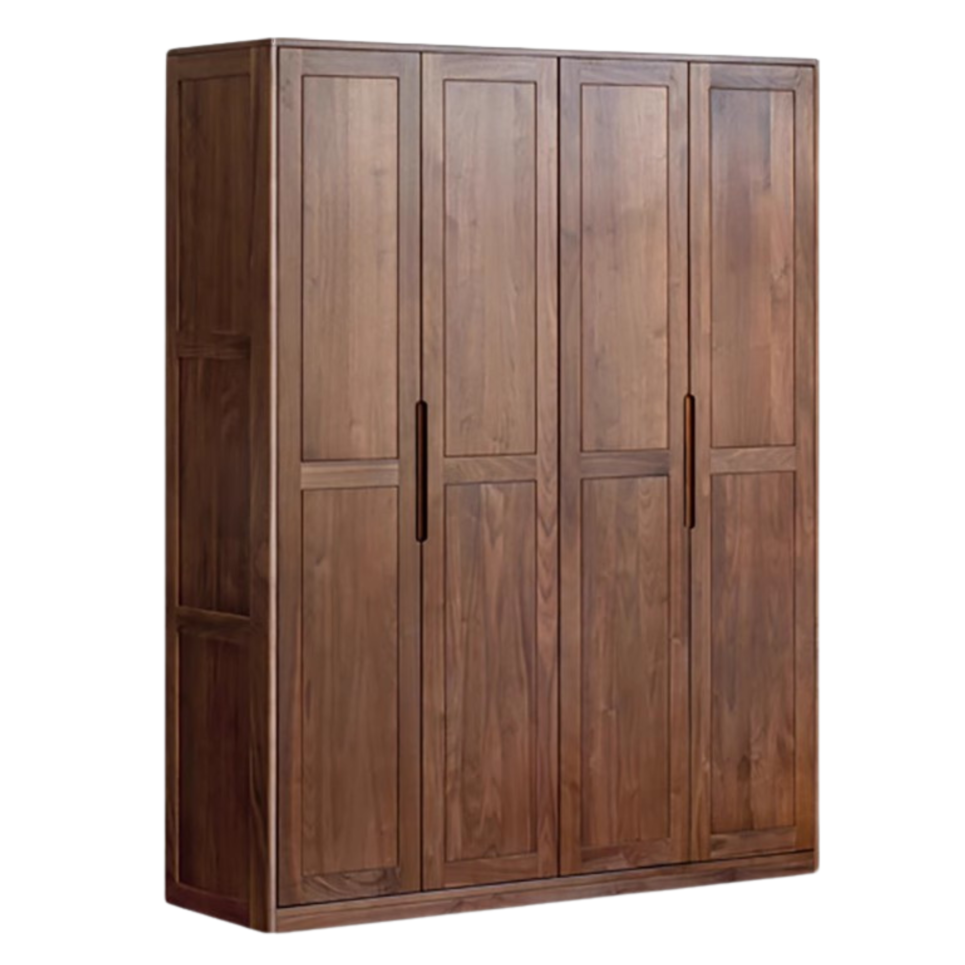 Black Walnut Solid Wood Wardrobe: