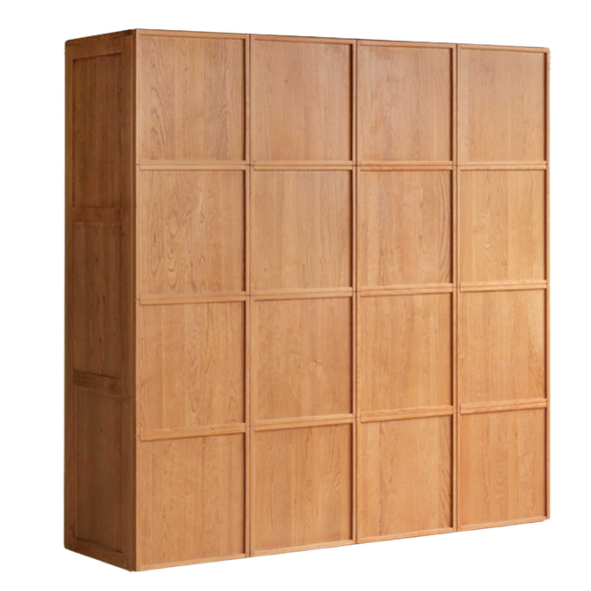 Cherry Wood Wardrobe Retro Style Skeleton Line: