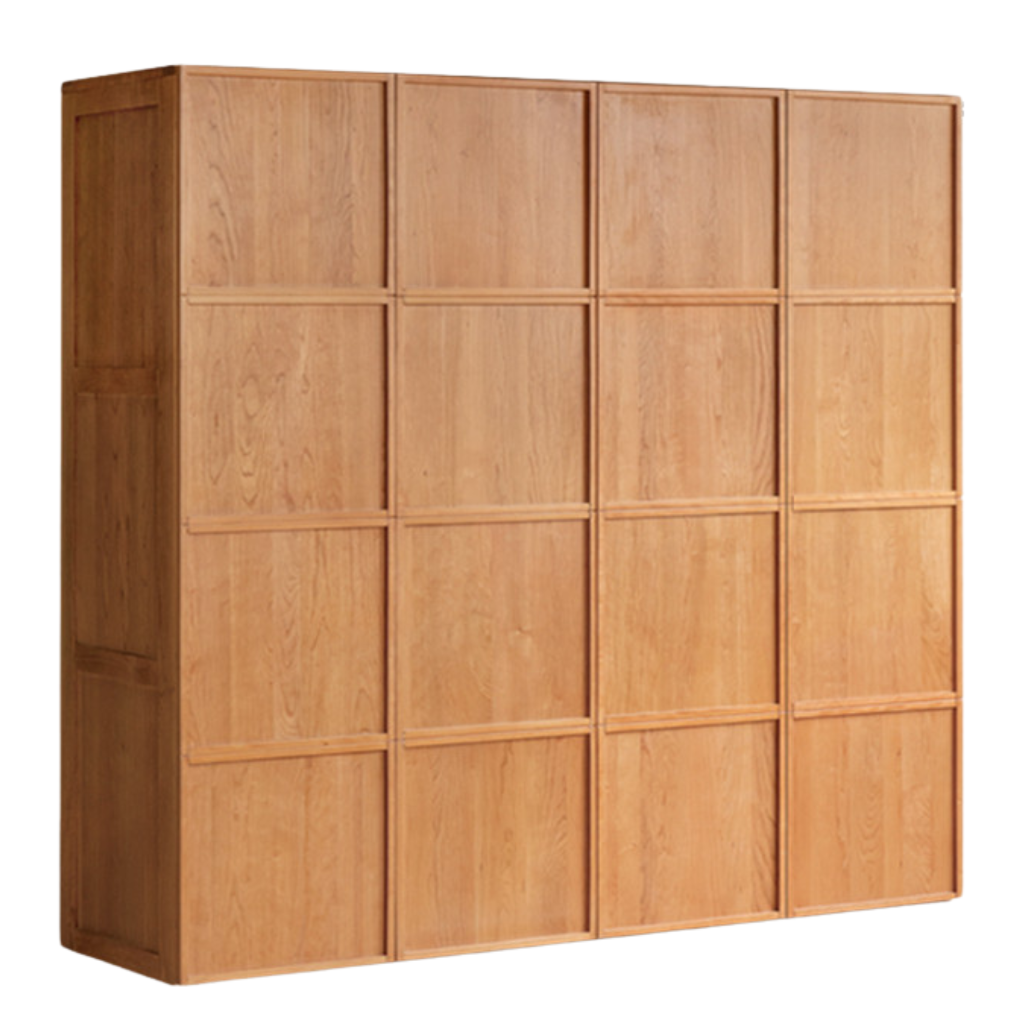 Cherry Wood Wardrobe Retro Style Skeleton Line: