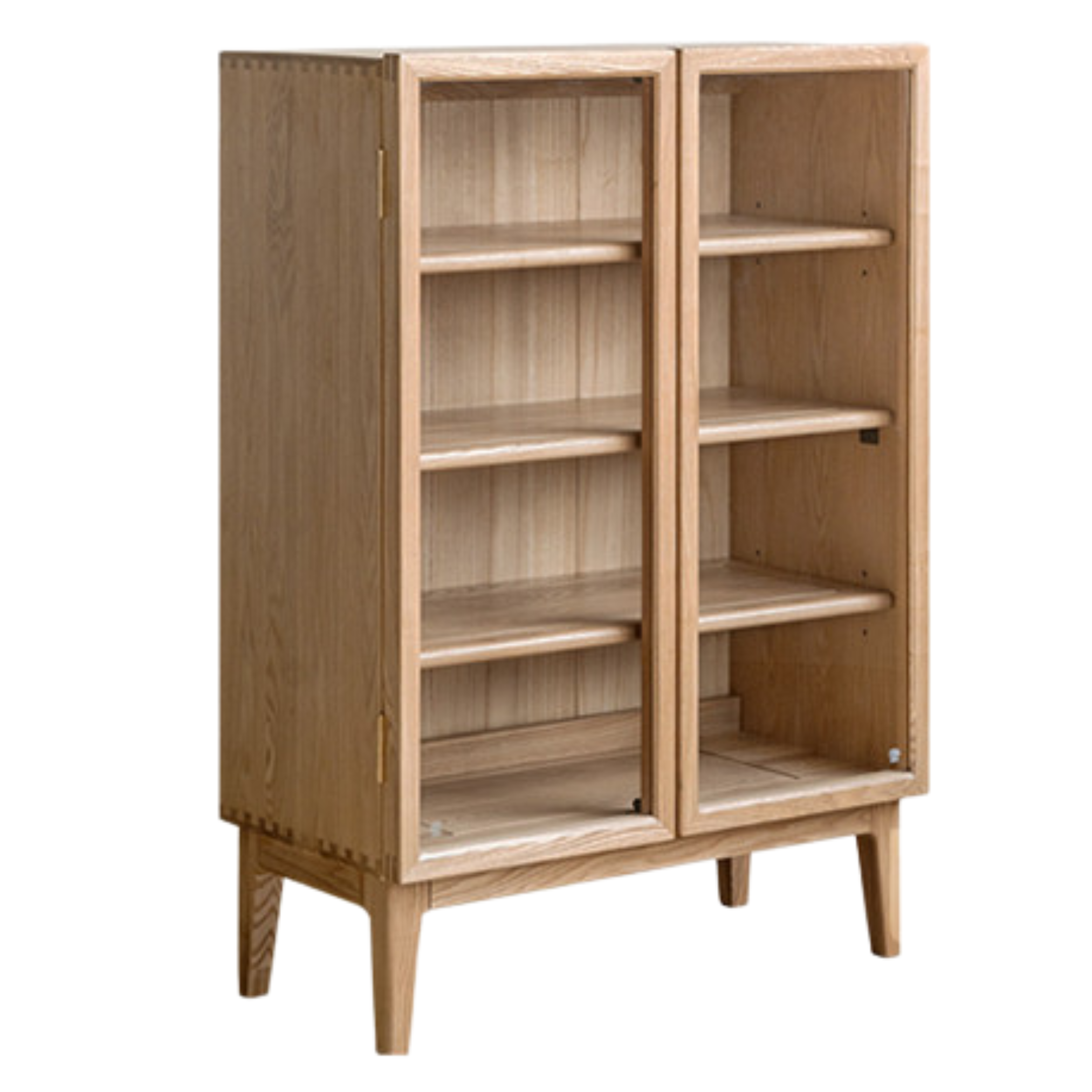 Ash solid wood storage side cabinet