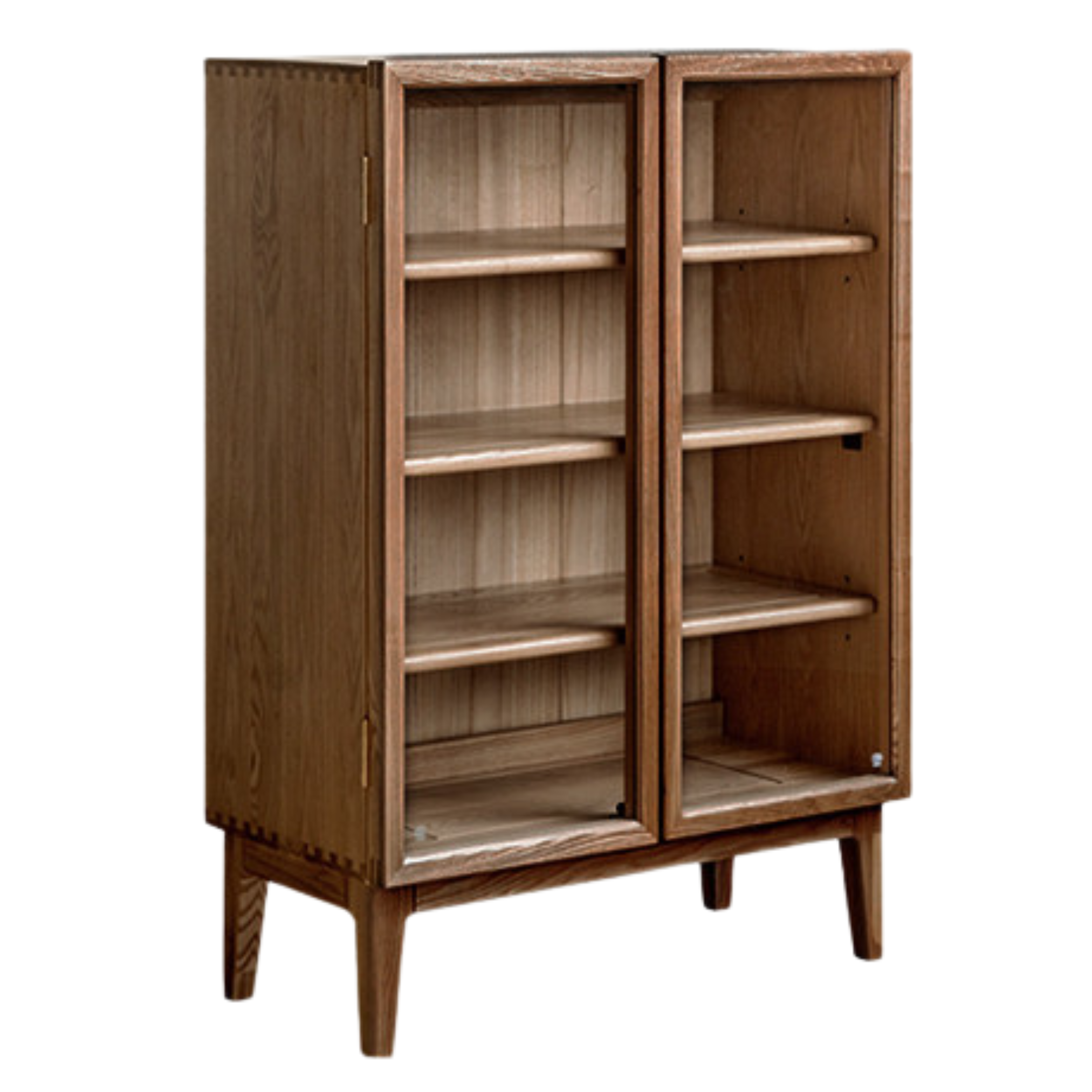 Ash Solid Wood Storage Side Cabinet