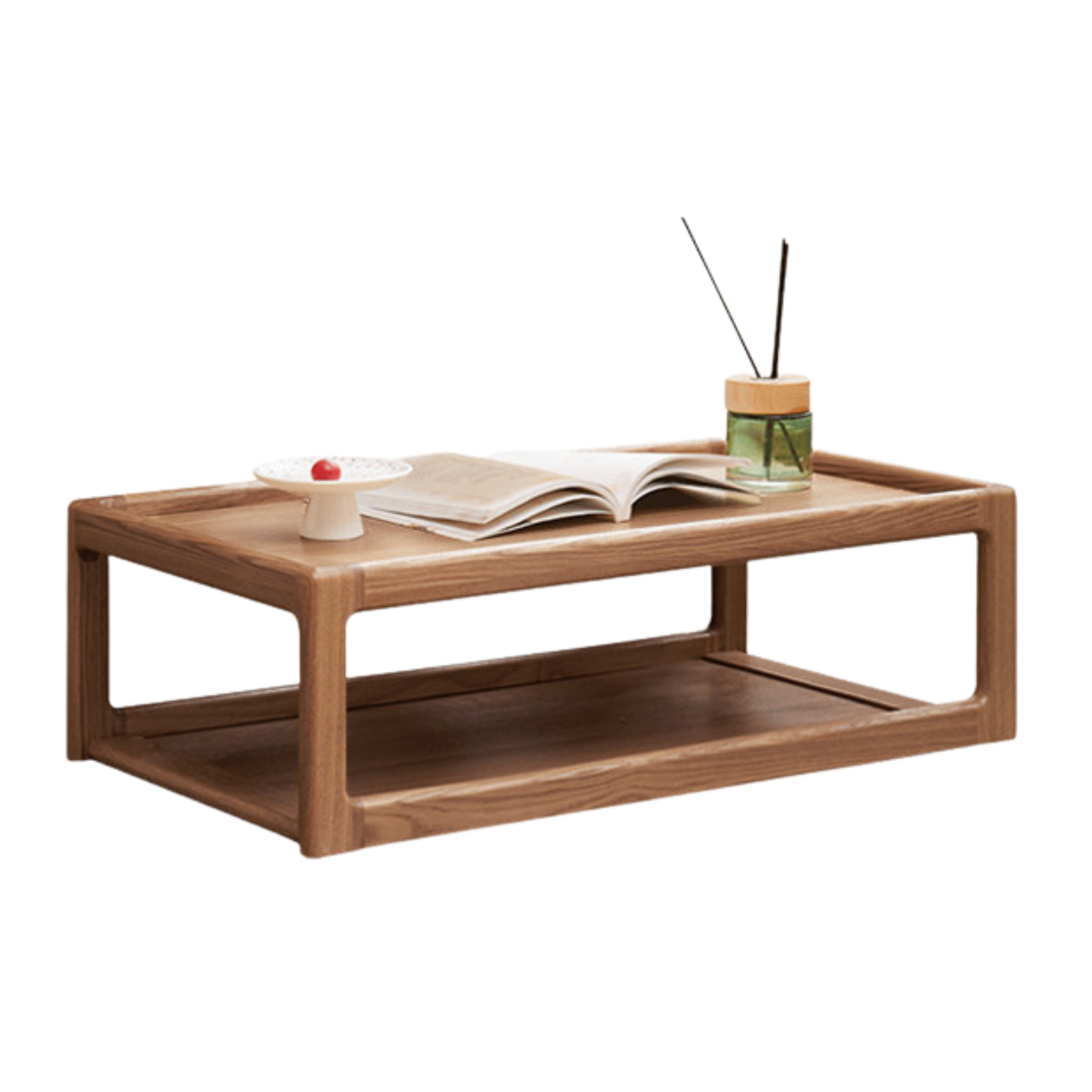 Black walnut, Ash solid wood Japanese tatami tea table-