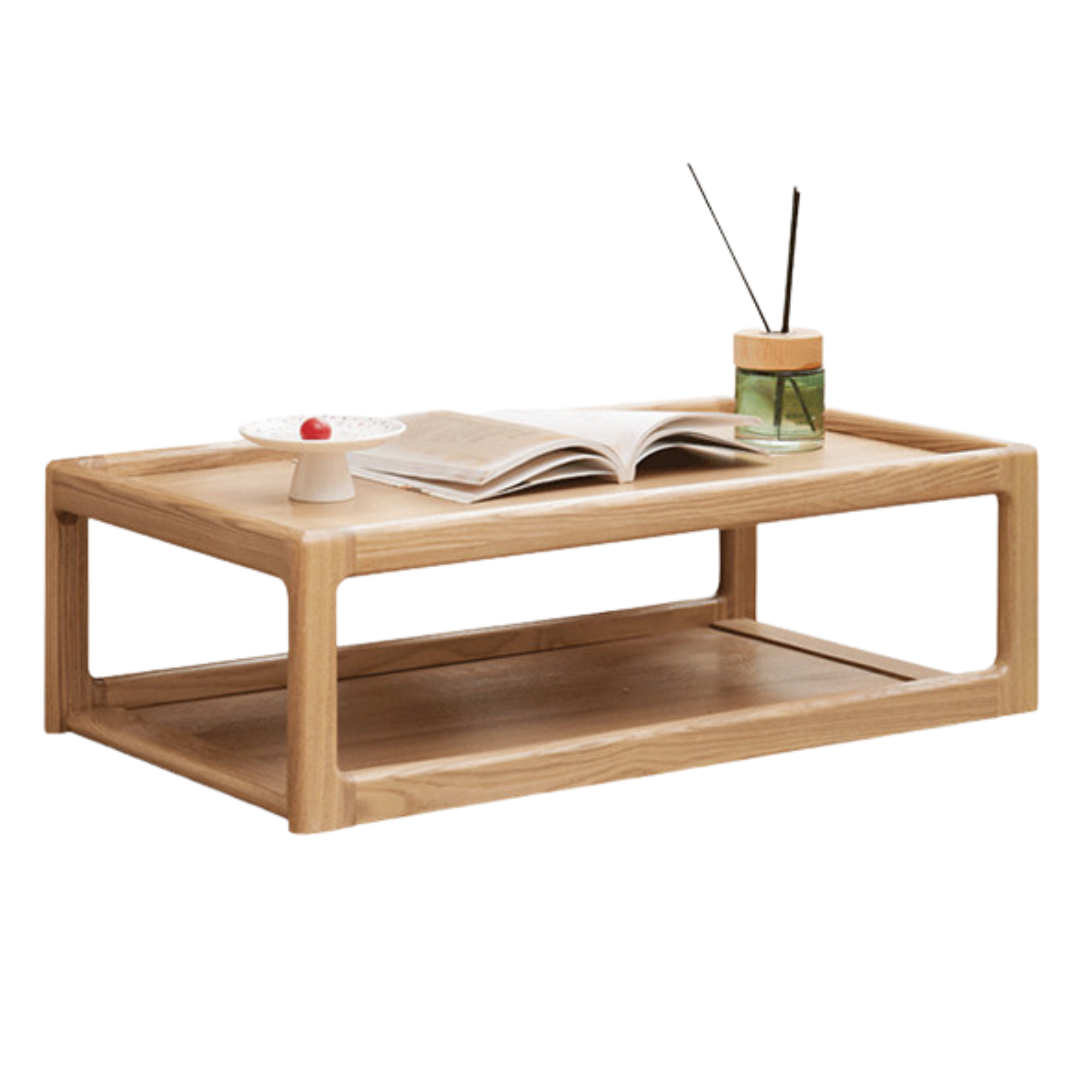 Ash, Oak solid wood bay window table-