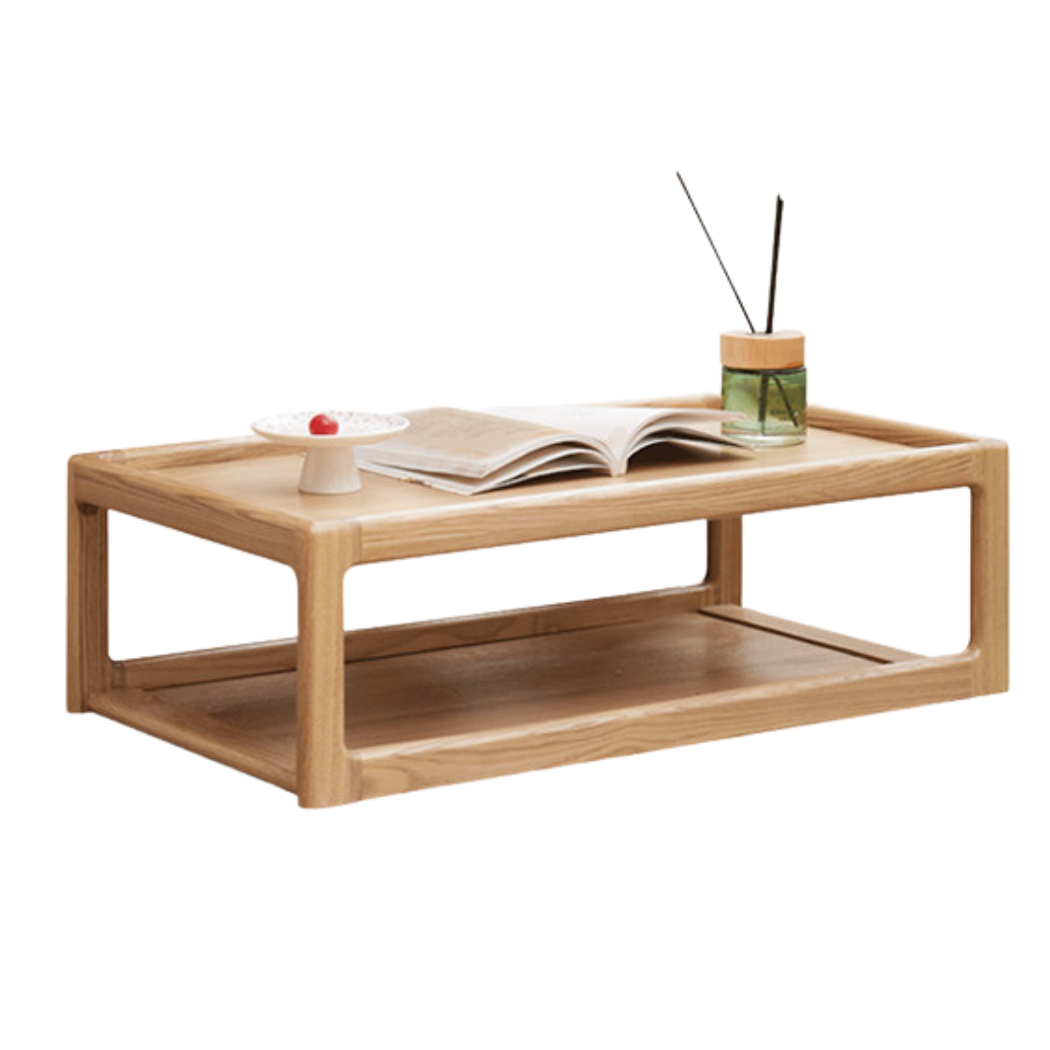 Ash, Oak solid wood bay window table-