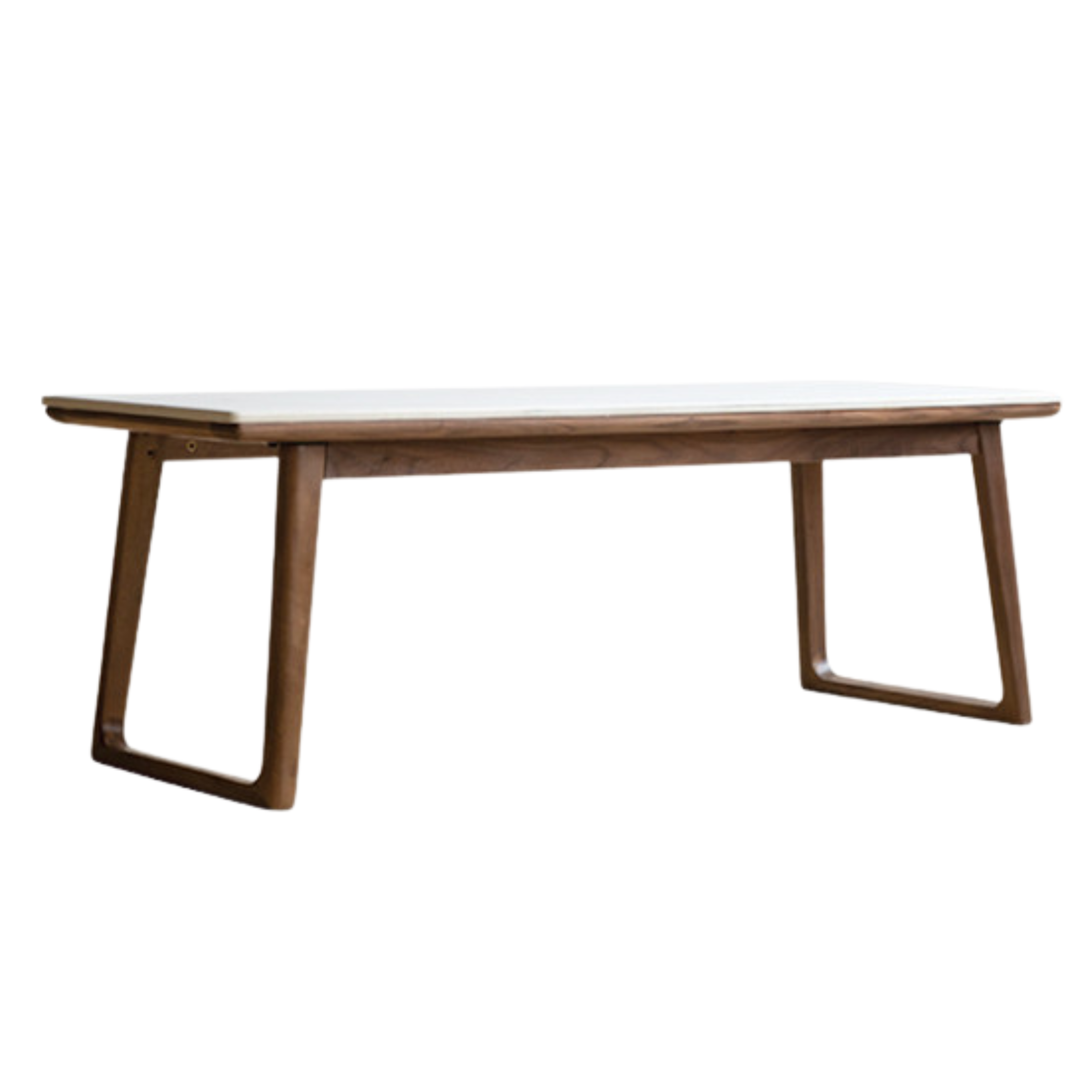 Black Walnut, Ash Solid Wood Rock Plate Modern Tea Table