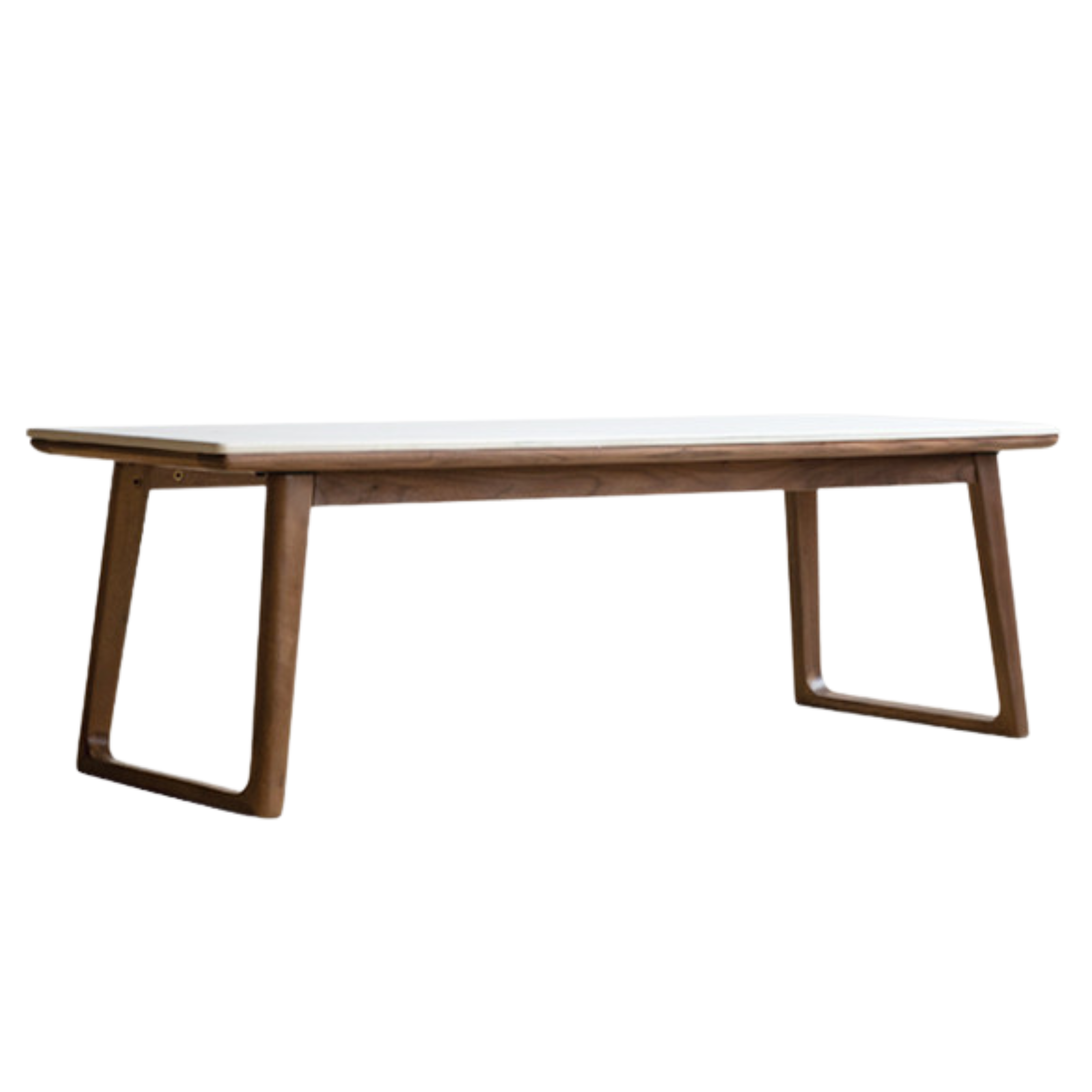 Black walnut, Ash solid wood rock plate modern tea table-