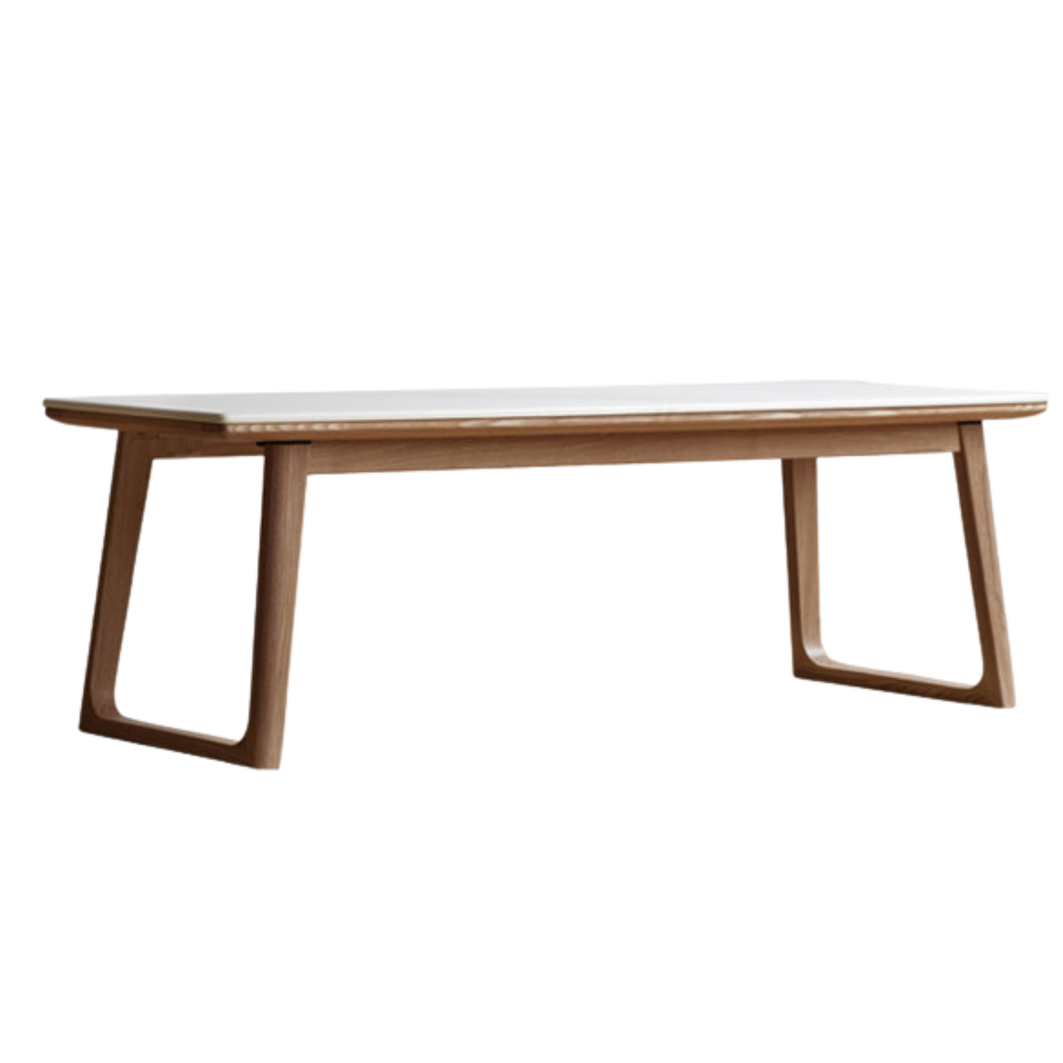 Black walnut, Ash solid wood rock plate modern tea table-