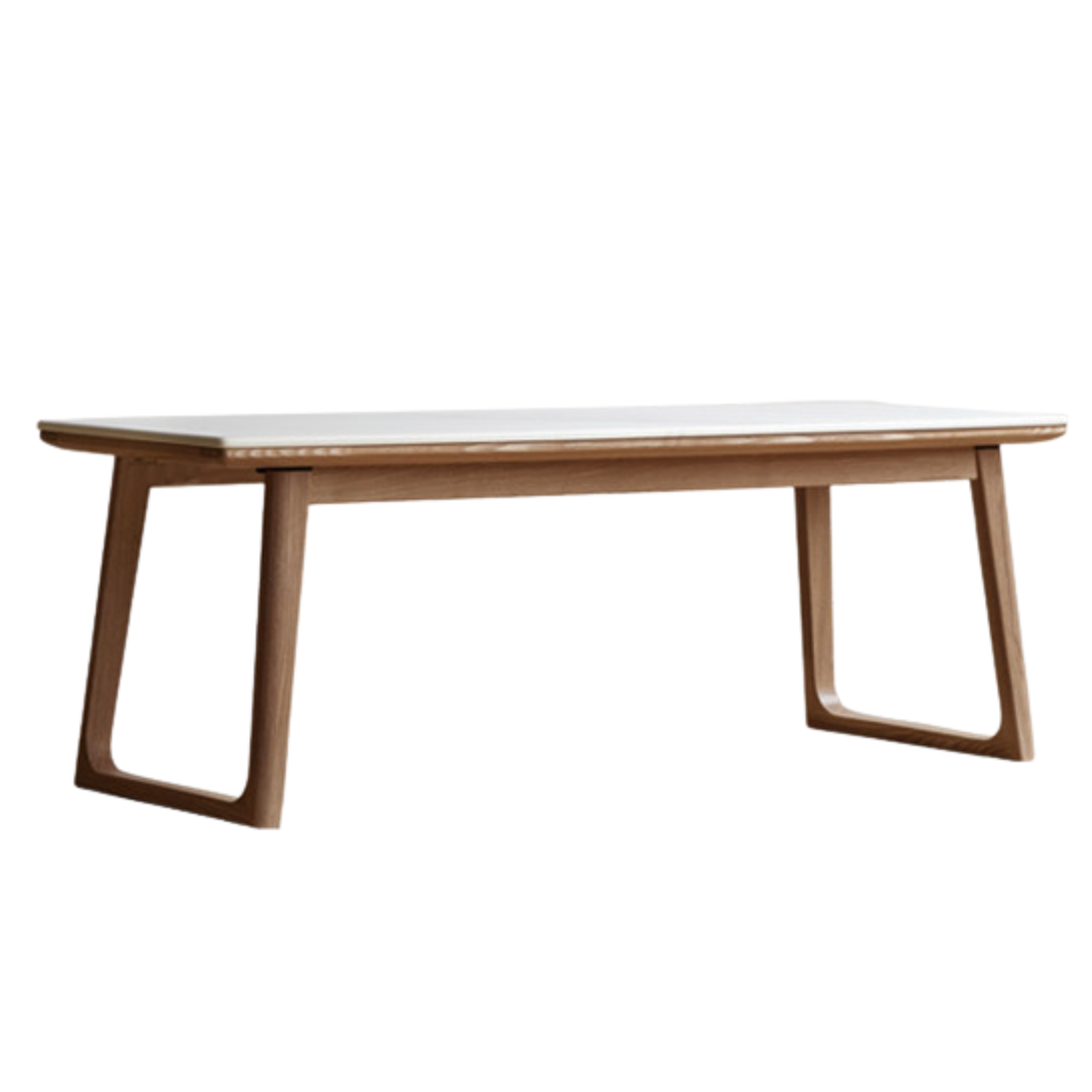 Black Walnut, Ash Solid Wood Rock Plate Modern Tea Table