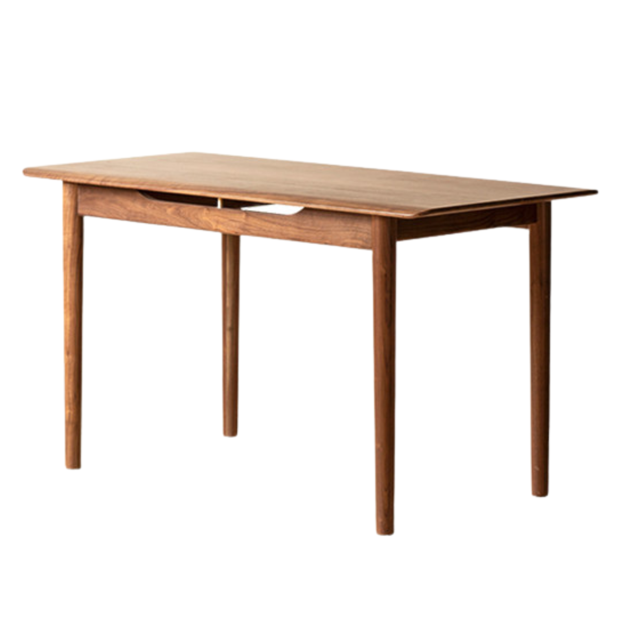 Black walnut solid wood simple large tea table-