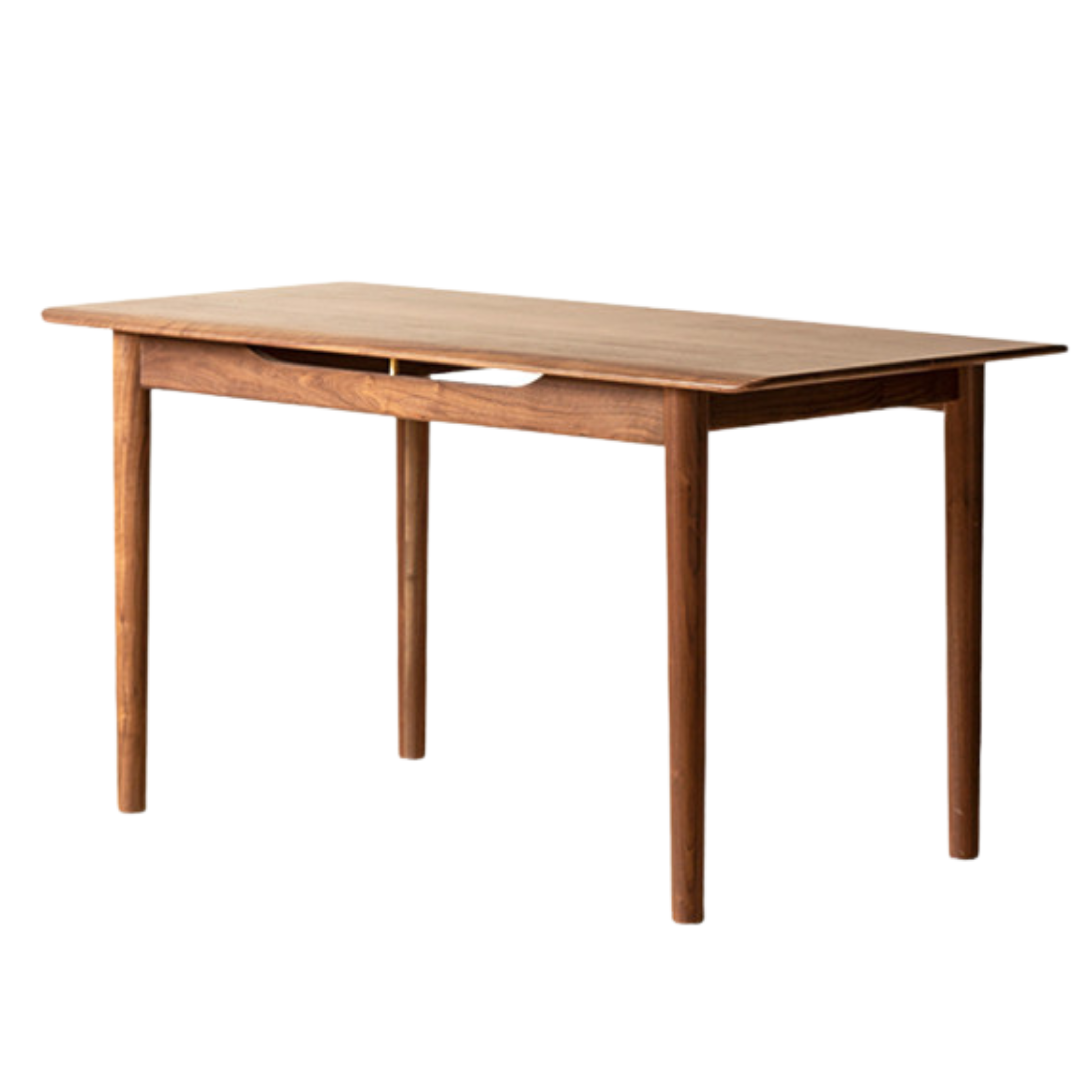 Black walnut solid wood simple large tea table-