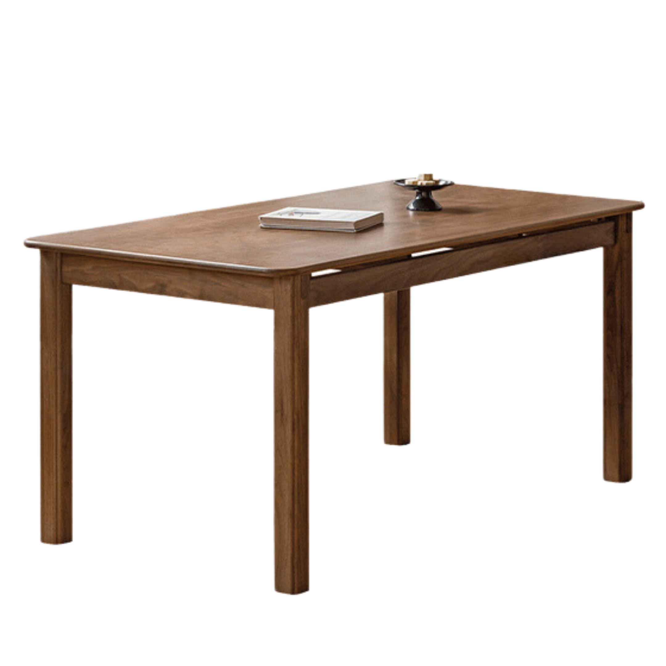 Black walnut, Ash solid wood dining table