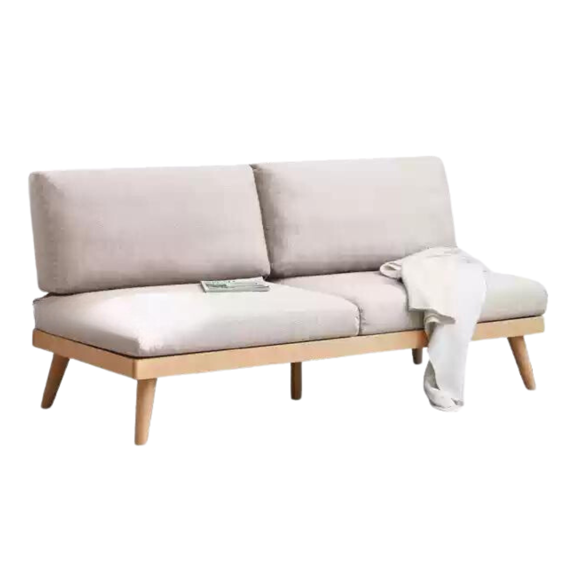 Beech Solid Wood Soft-covered Sofa