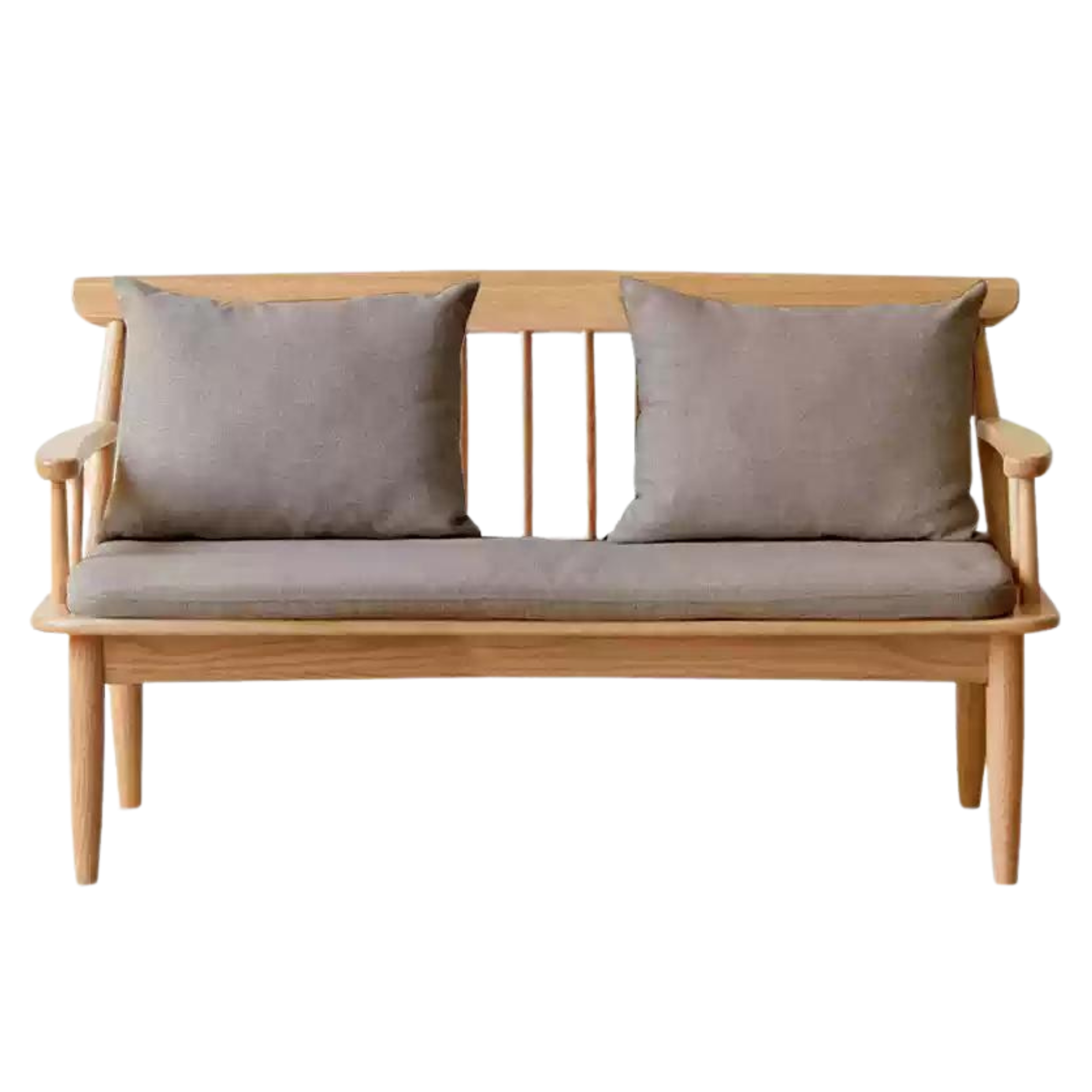 Oak Solid Wood Windsor Sofa Winter/Summer Dual Use