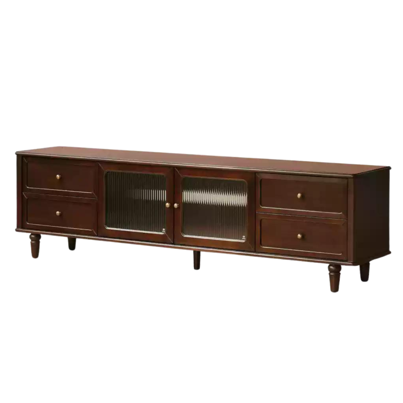 Poplar solid wood Vintage TV Cabinet,