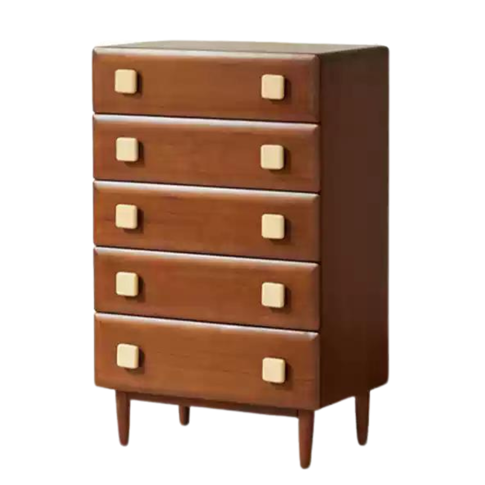 Poplar Solid Wood Retro Side Cabinet,