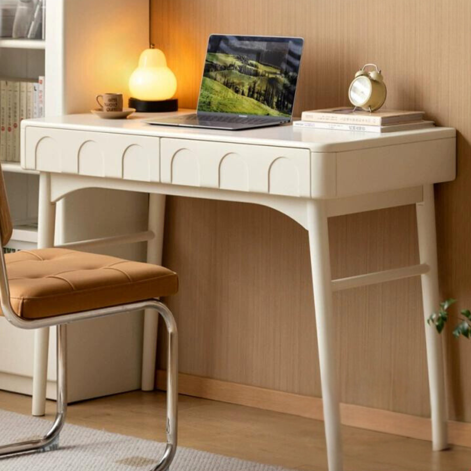 Poplar Solid Wood Modern Dressing Table