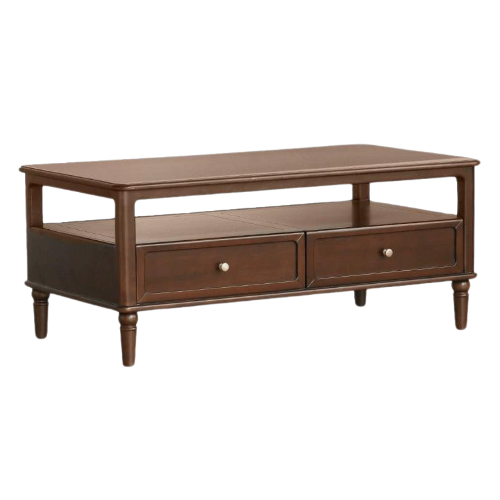 Poplar Solid Wood American Retro Coffee Table,