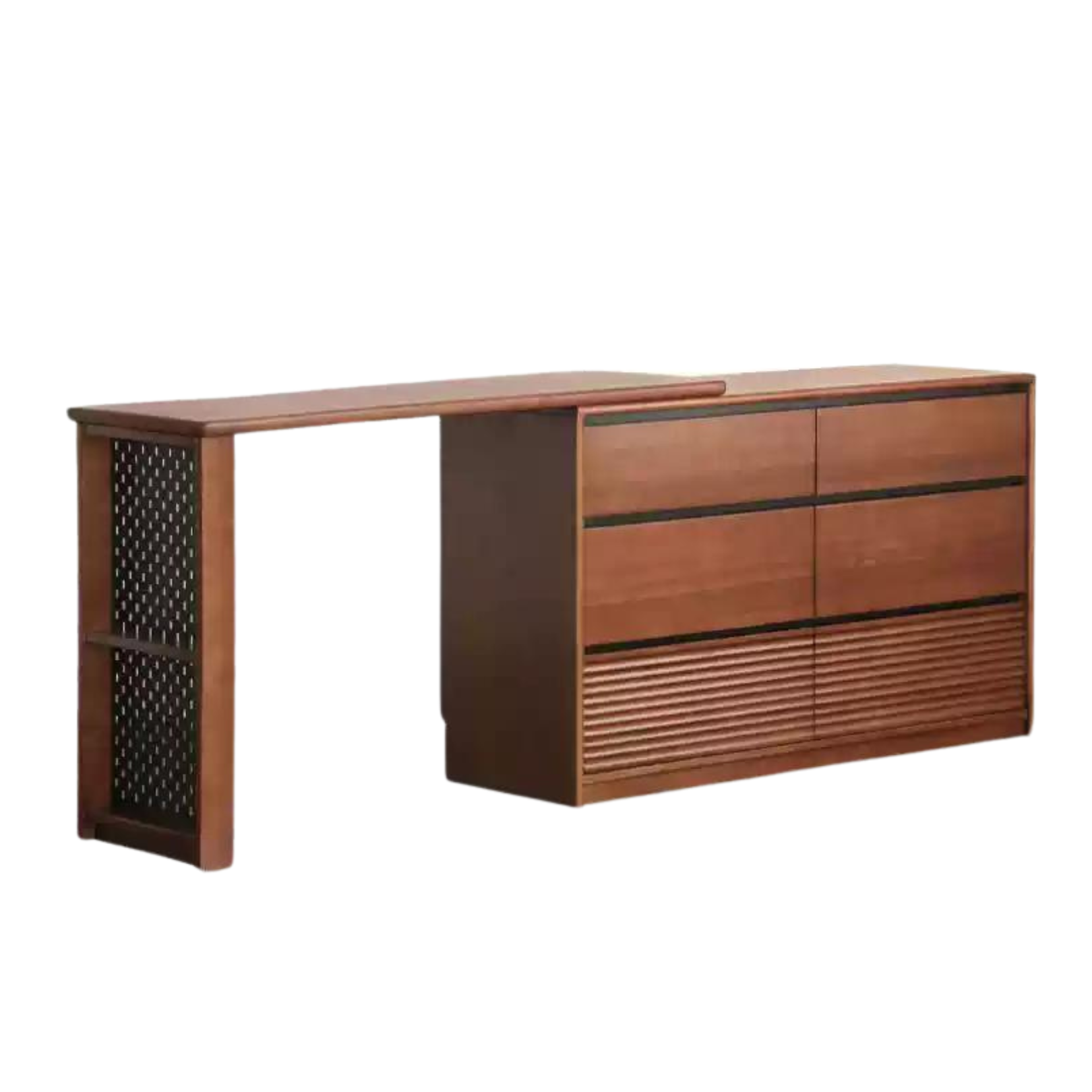 Poplar Solid Wood Dressing Table Cabinet Perforated Board,