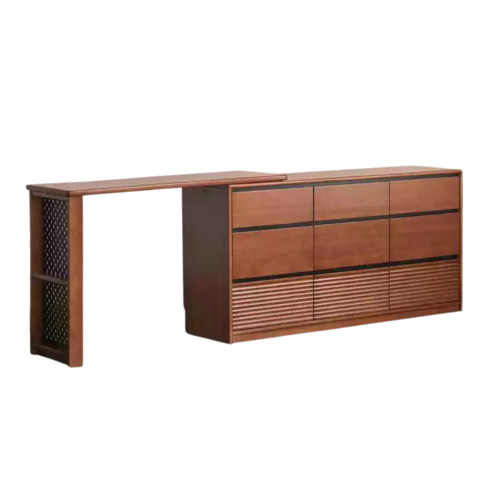 Poplar Solid Wood Dressing Table Cabinet Perforated Board,