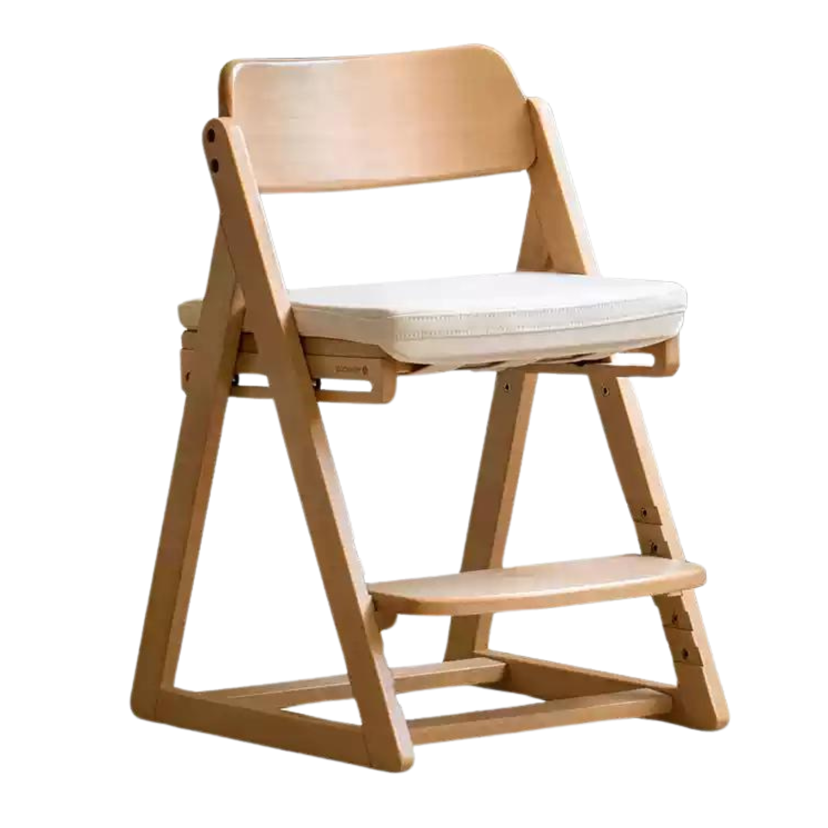 Beech Solid Wood kid's Adjustable Elevating Chair<