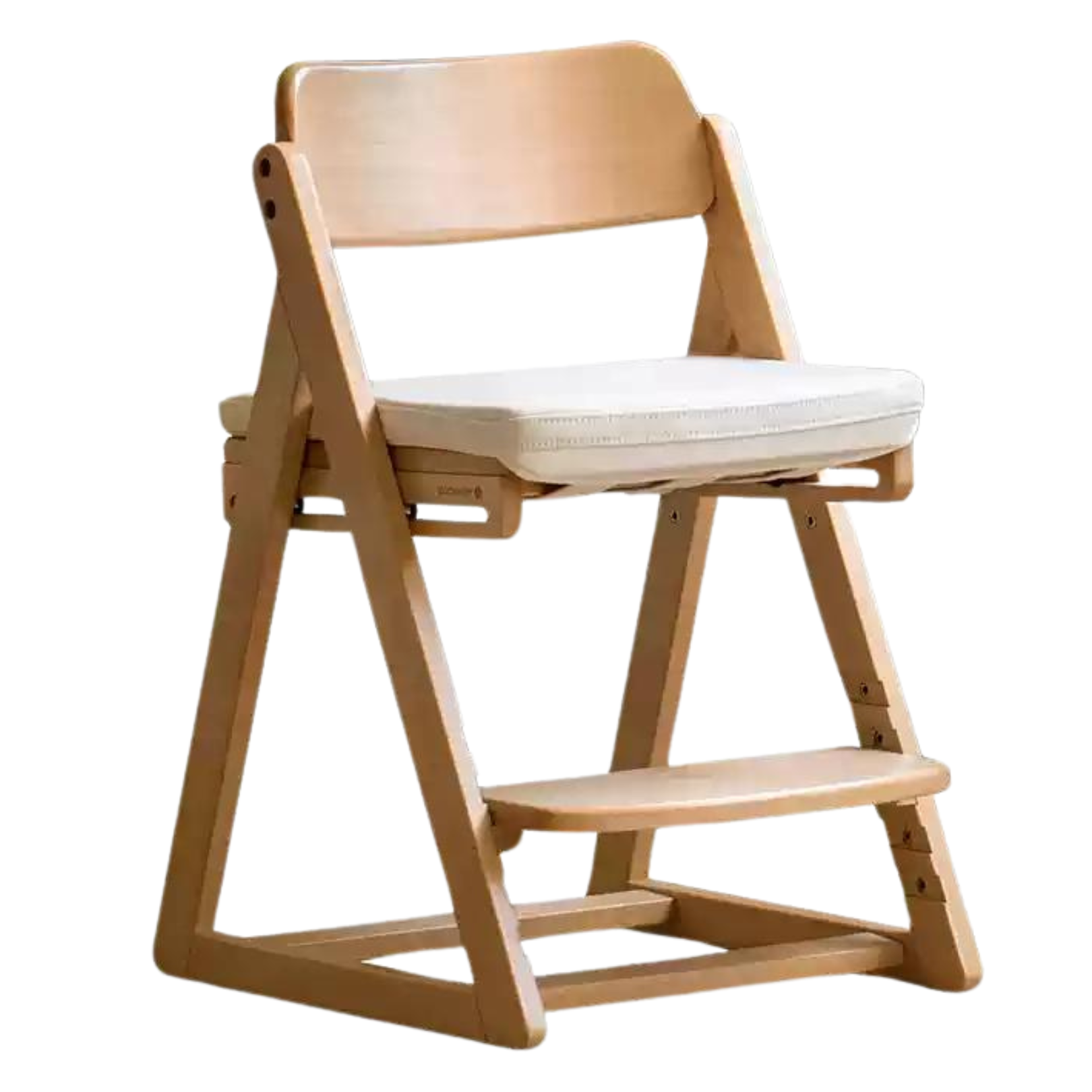 Beech Solid Wood kid's Adjustable Elevating Chair<