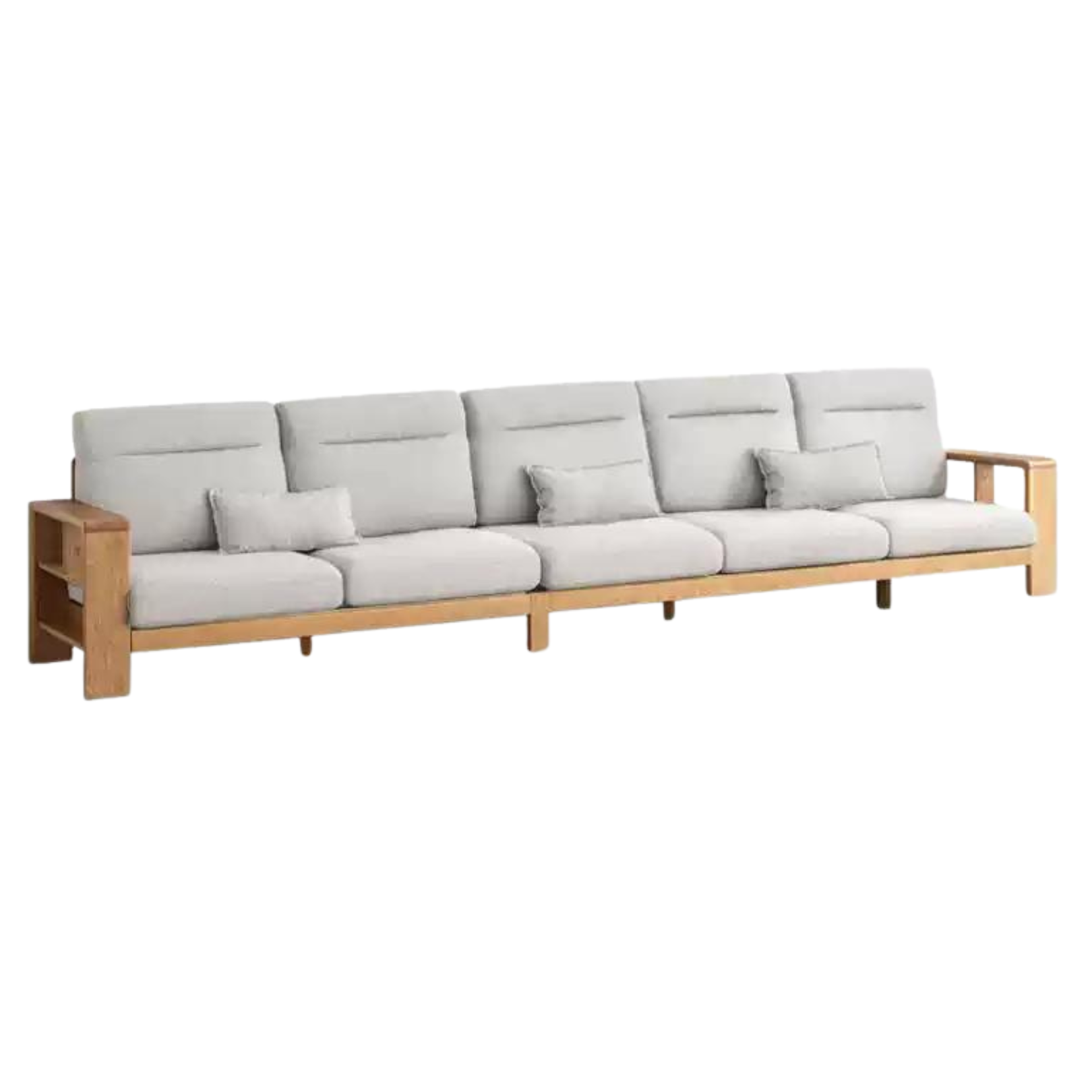 Oak solid wood Sectional Sofa::