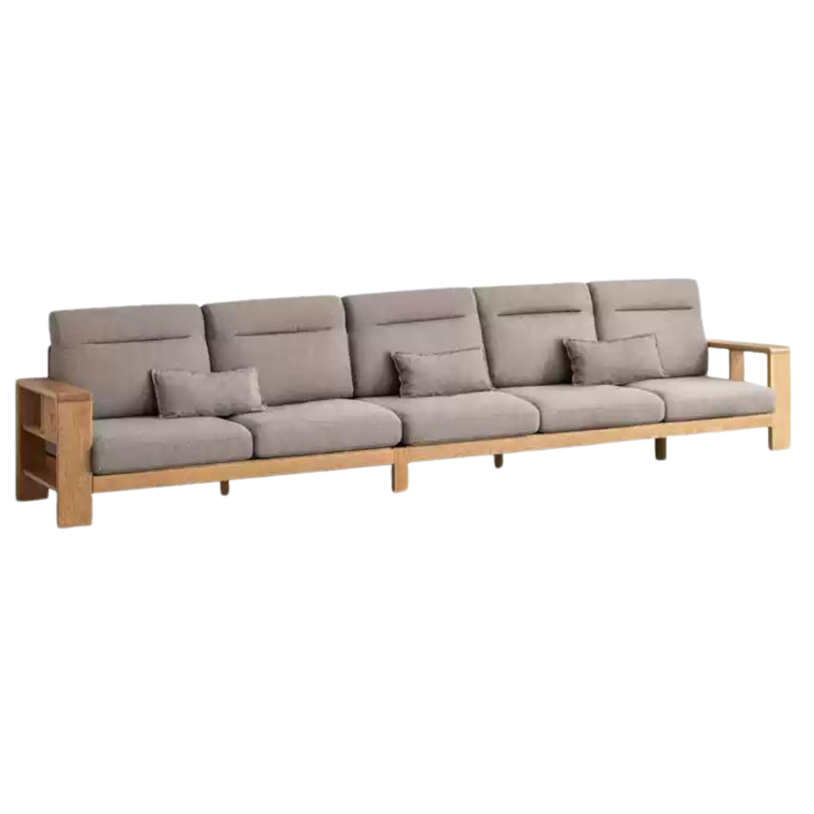 Oak solid wood Sectional Sofa::