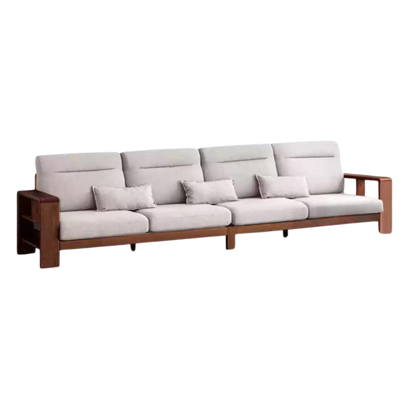 Oak solid wood Sectional Sofa::