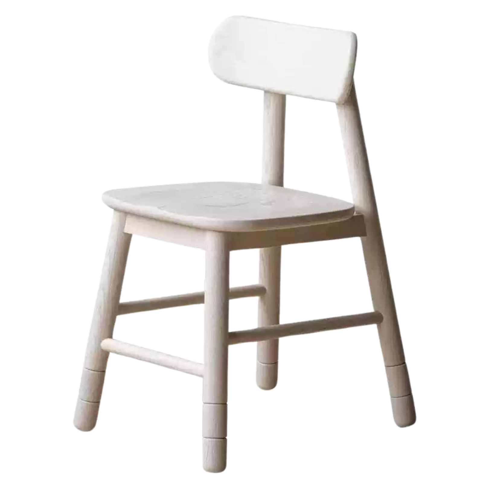 Oak, Birch Solid Wood Lift Kid's Chair White