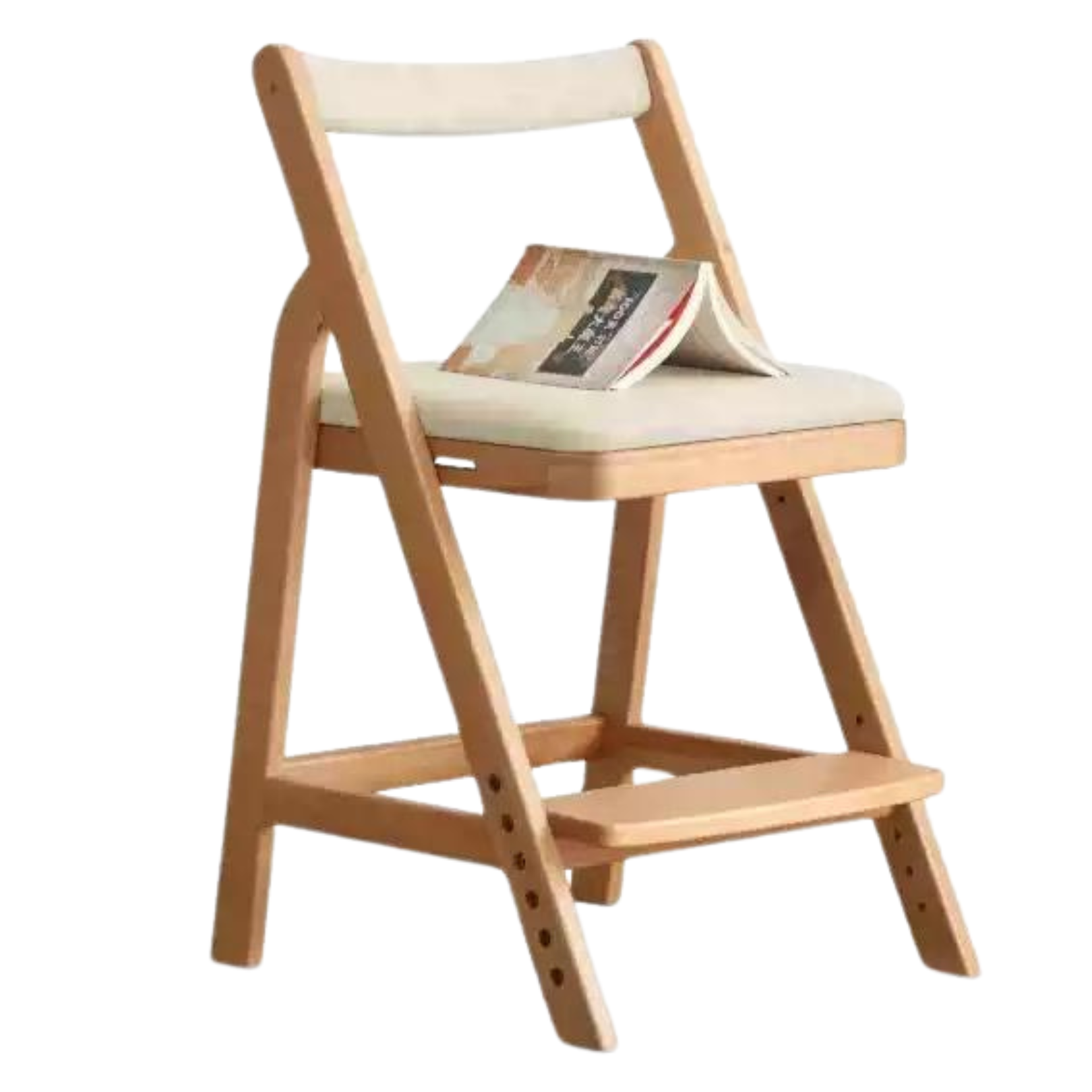 Beech solid wood adjustable lift chair