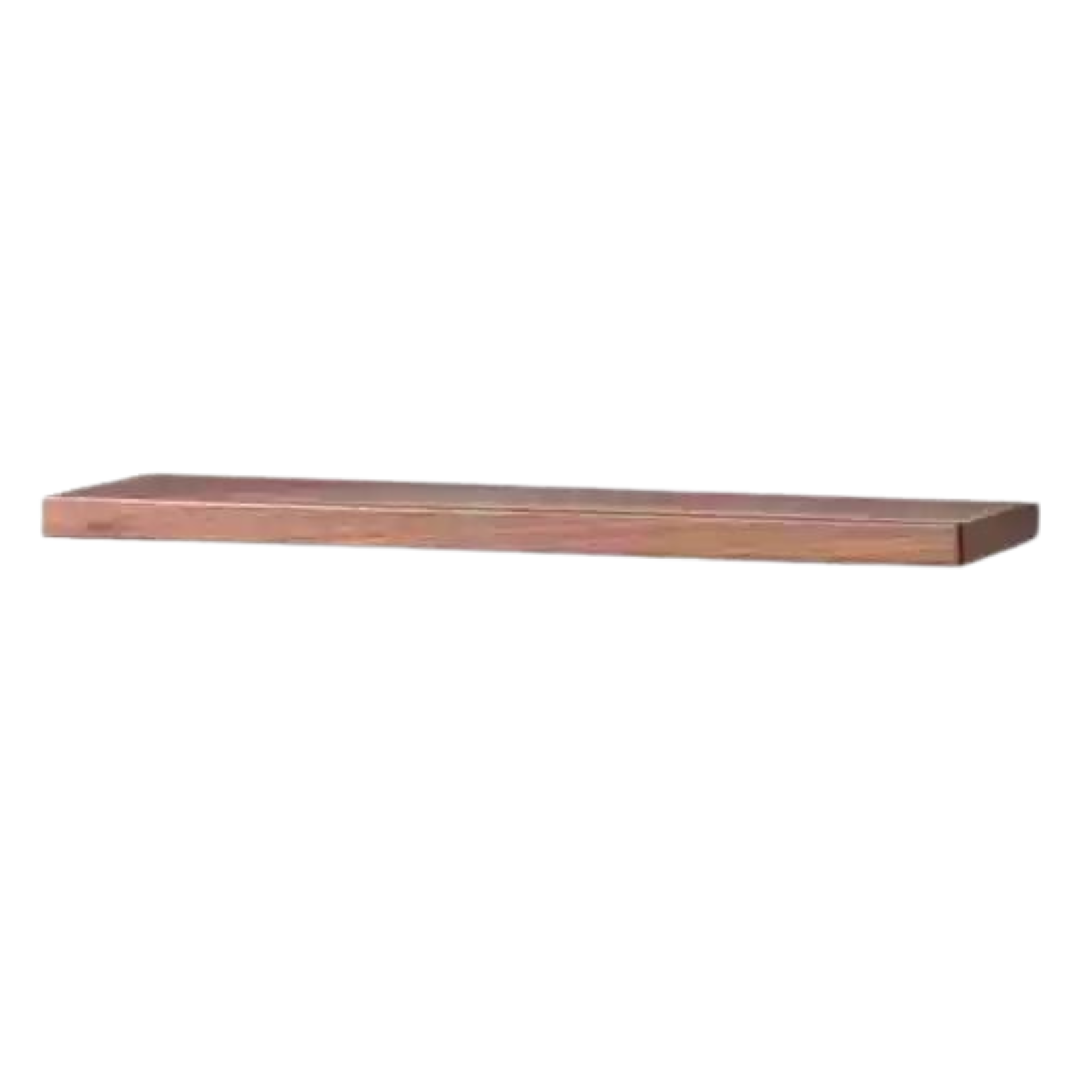 Oak, Black walnut Solid Wood Wall Shelf