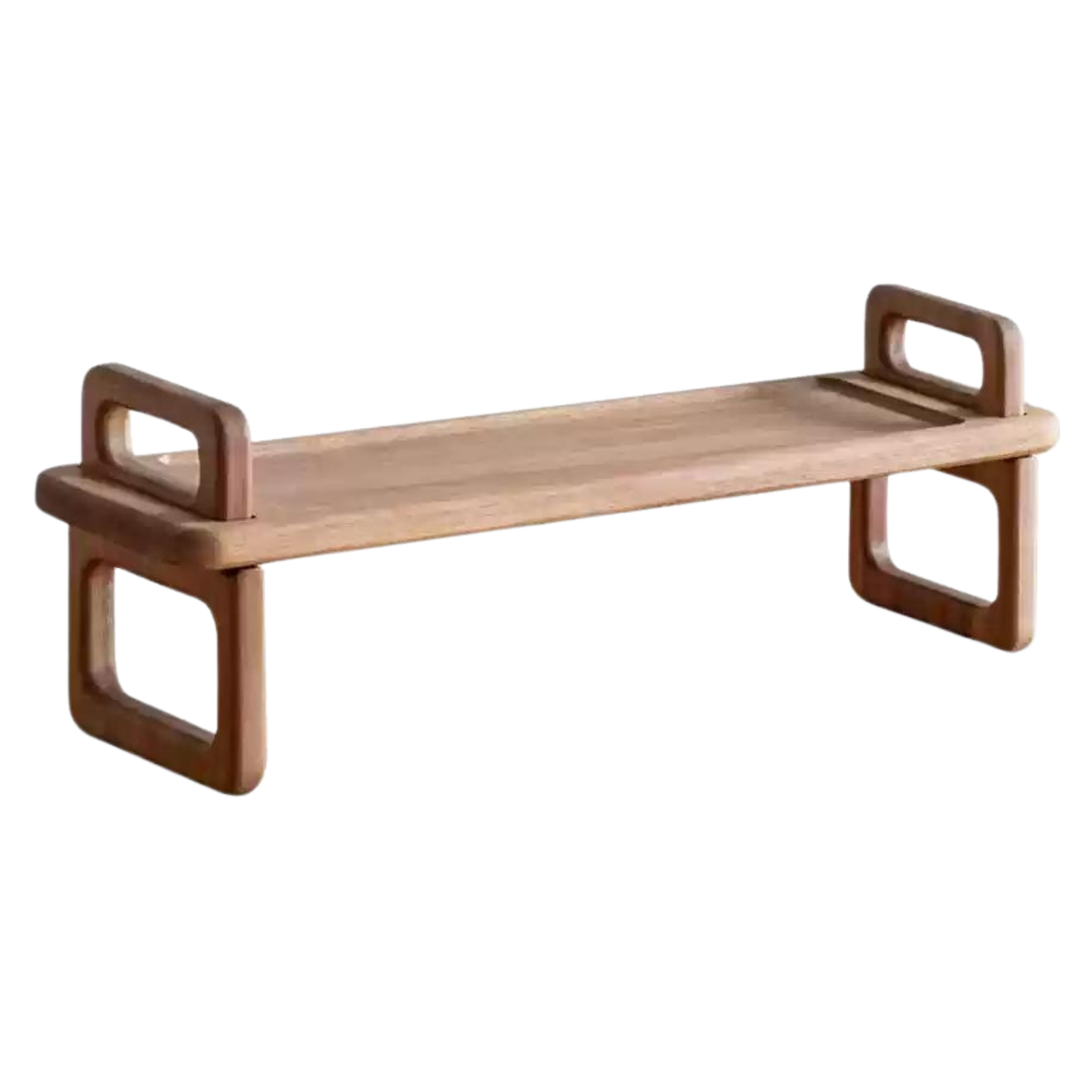 Beech, Acacia solid wood Shelf desktop storage rack