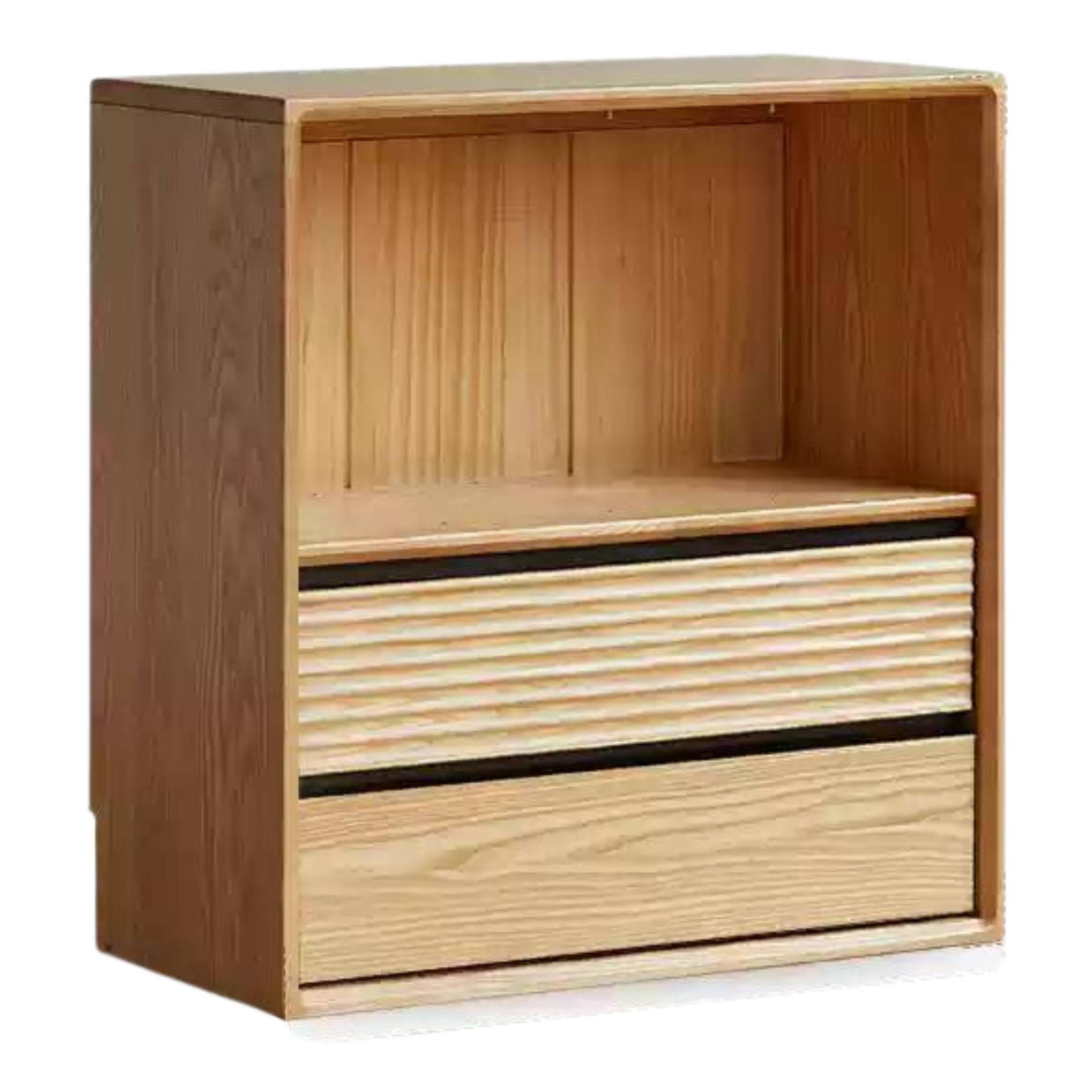 Ash solid wood combination module bookcase